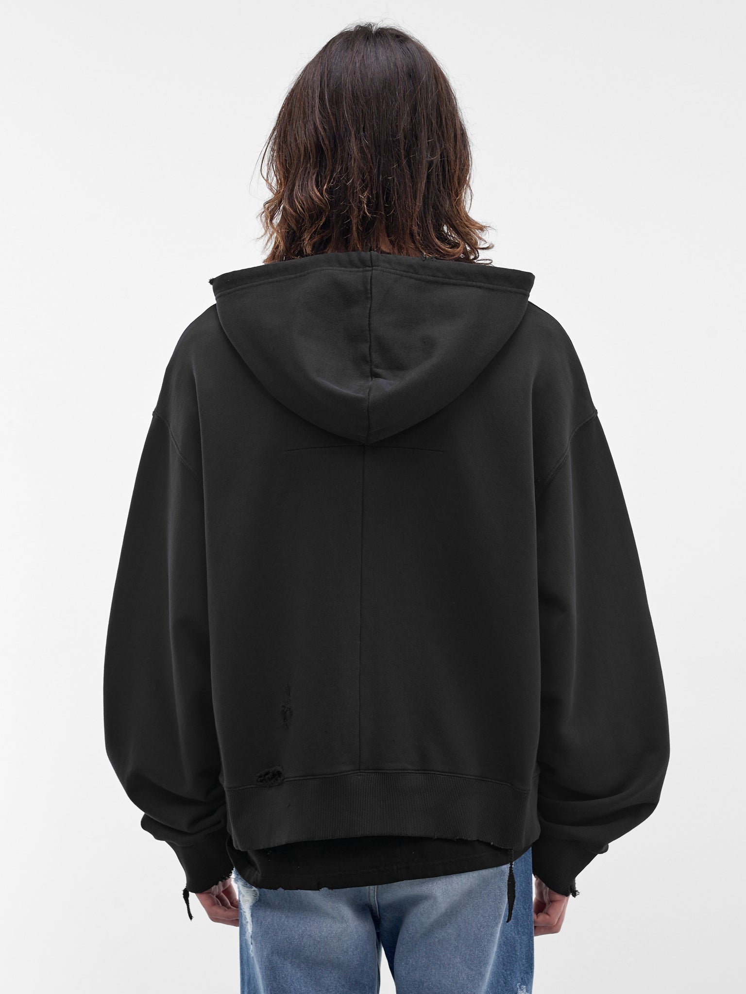 Black Cotton Cul Graphic Hoodie (MAT02T020-SCLERA-BLACK)