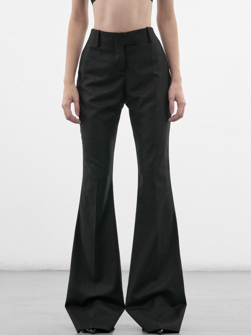 Madame H. Black Wool Trousers (MAT03P110-BLACK)