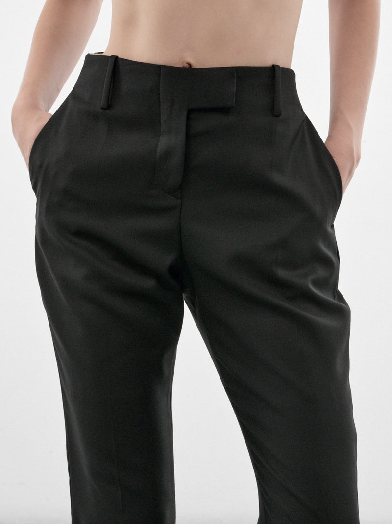 Madame H. Black Wool Trousers (MAT03P110-BLACK)