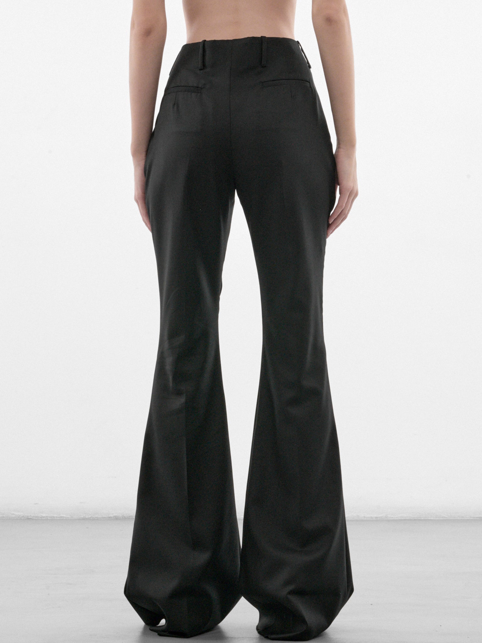 Madame H. Black Wool Trousers (MAT03P110-BLACK)