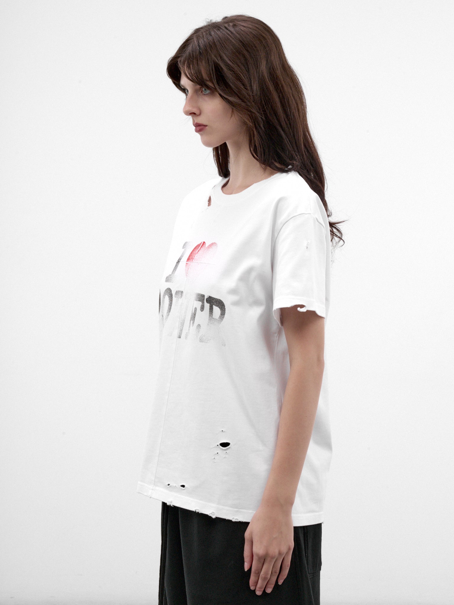 White Cotton Power Graphic Tee (MAT03T002-WHITE)