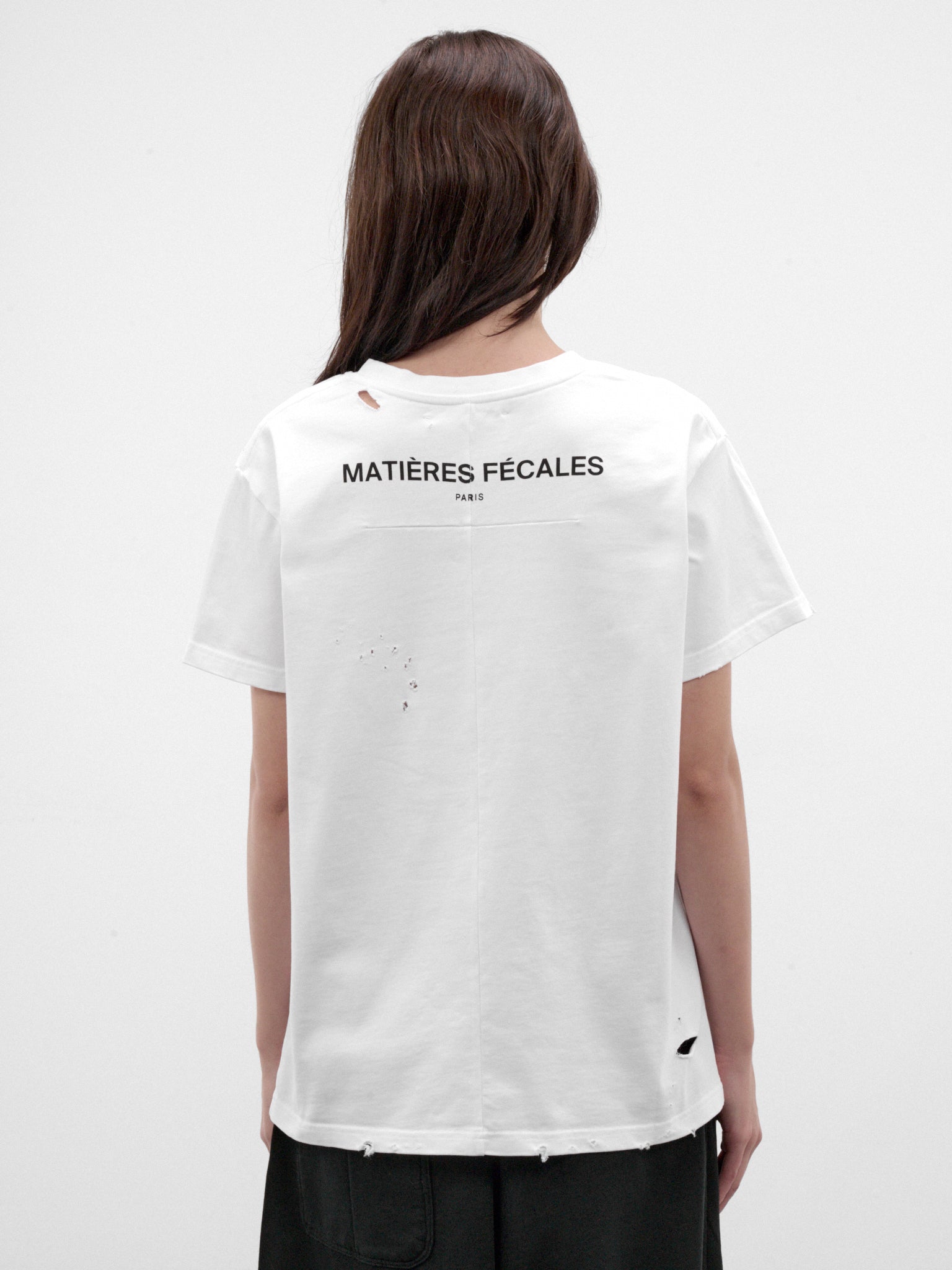 White Cotton Power Graphic Tee (MAT03T002-WHITE)