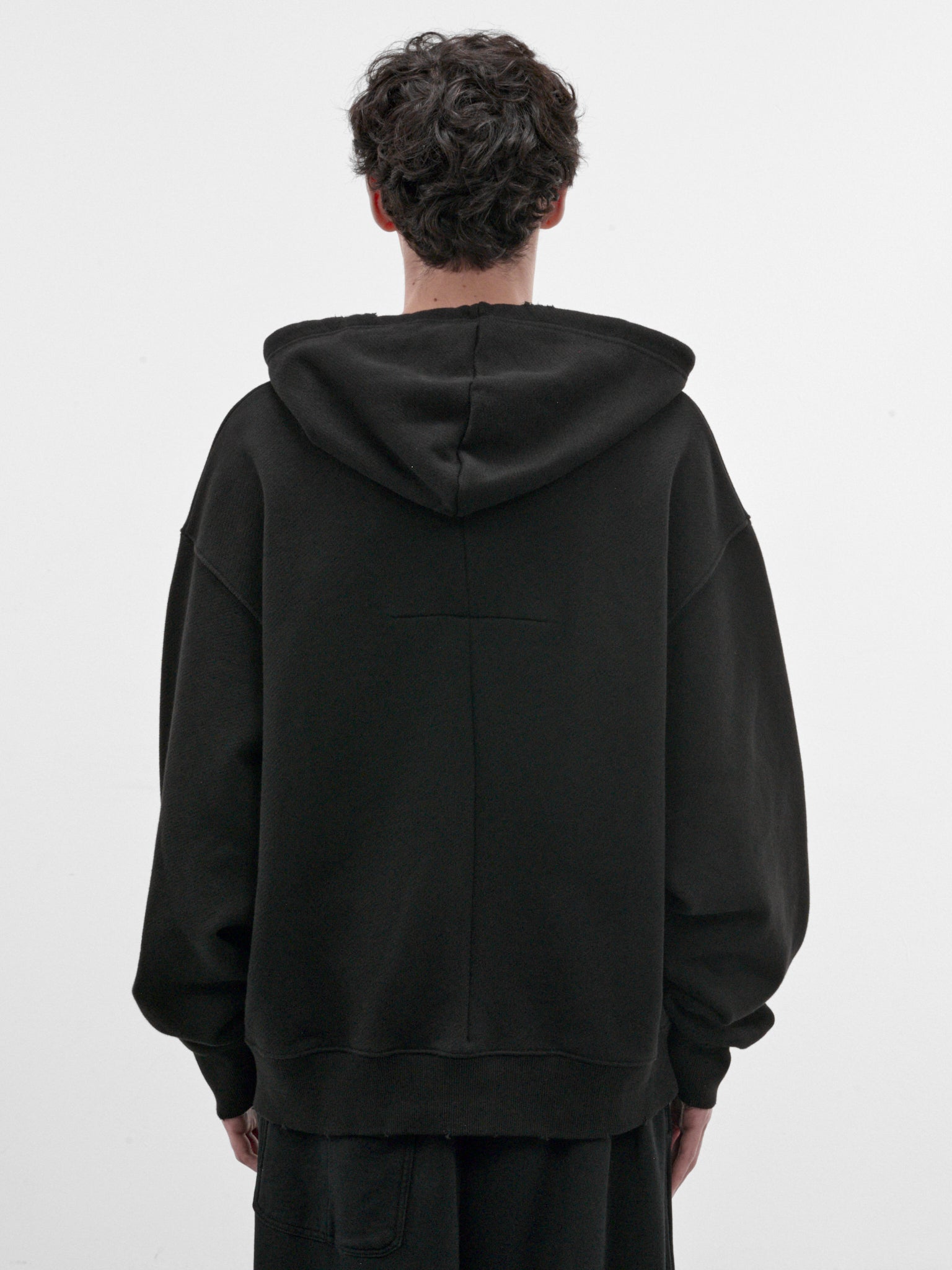 Cult Black Cotton Hoodie (MAT03T030-BLACK)