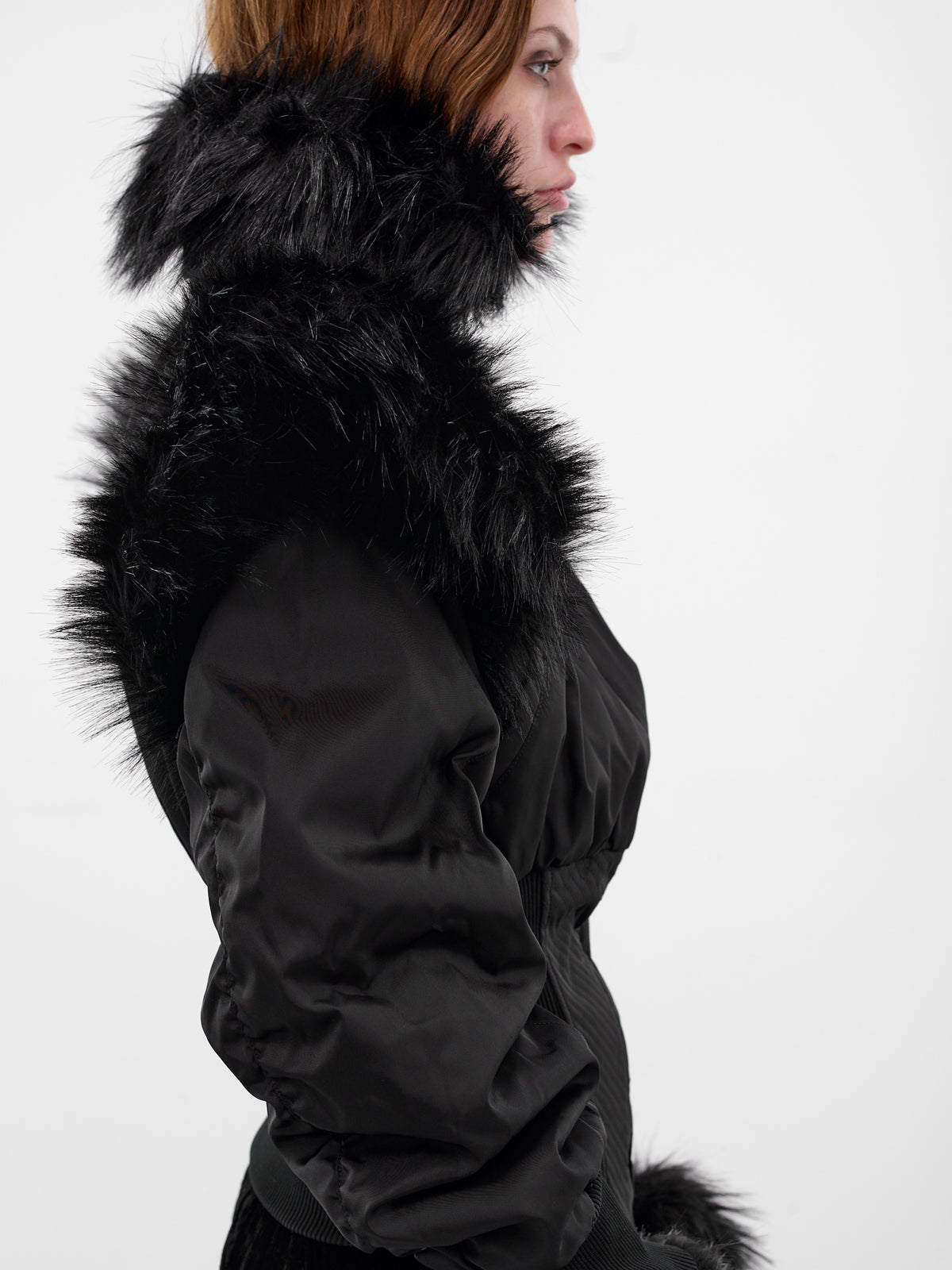 Black Matter In Time Bomber Jacket (MATTER-IN-TIME-JACKET-BLACK)
