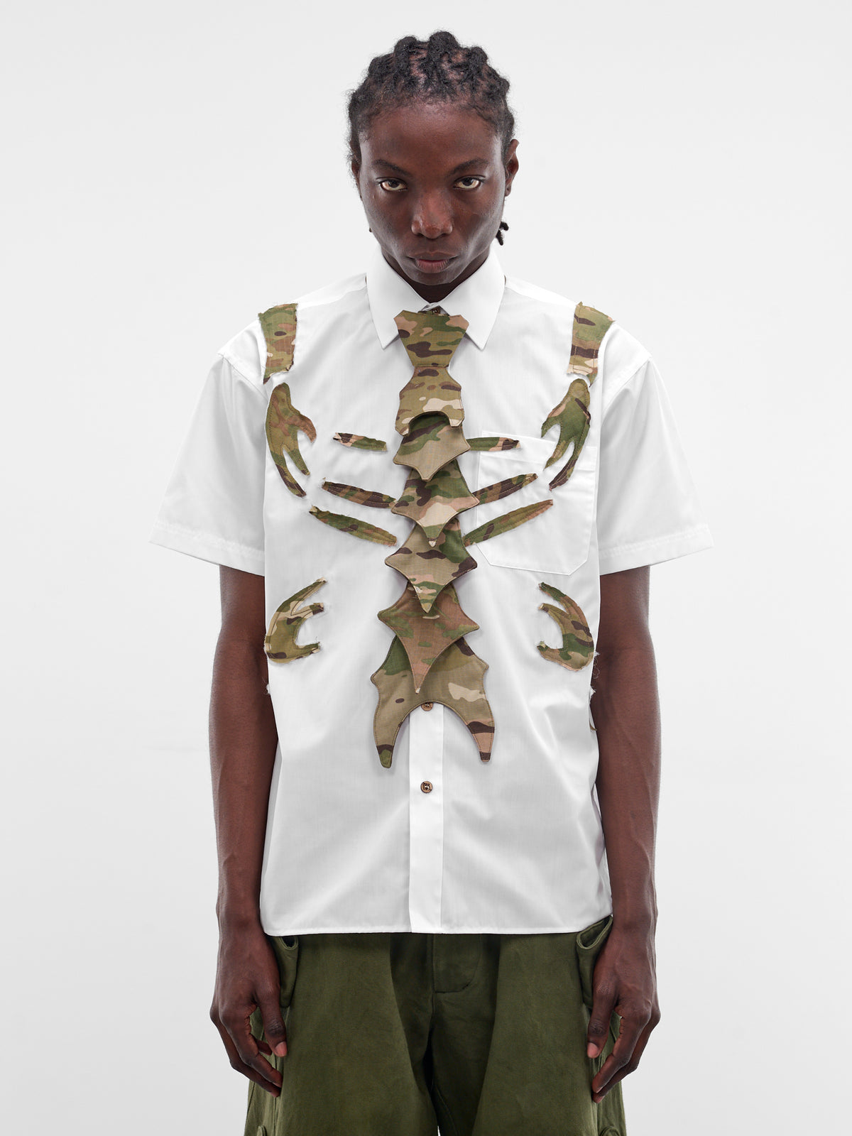 Armor Trilobite Camo Necktie (MB-TIEE-ARMOUR-CAMO-BROWN)