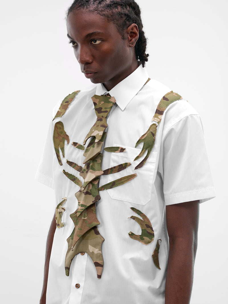 Armor Trilobite Camo Necktie (MB-TIEE-ARMOUR-CAMO-BROWN)