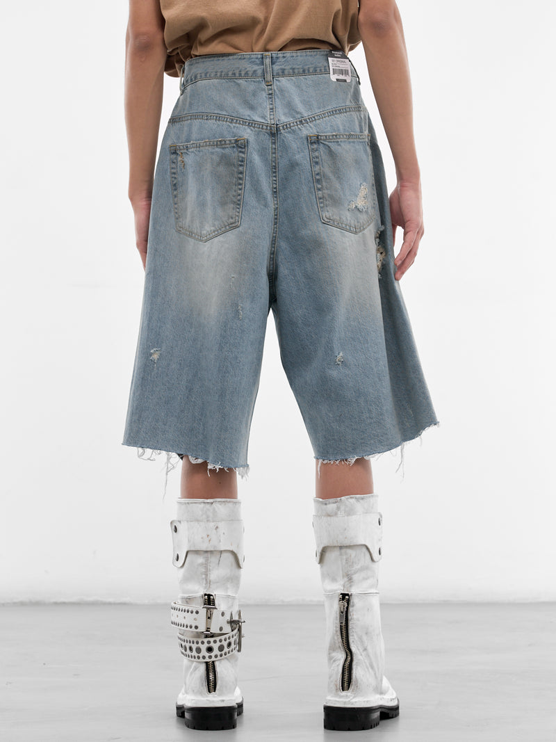 PROTOCOL INDEX Denim Shorts | H.Lorenzo - back