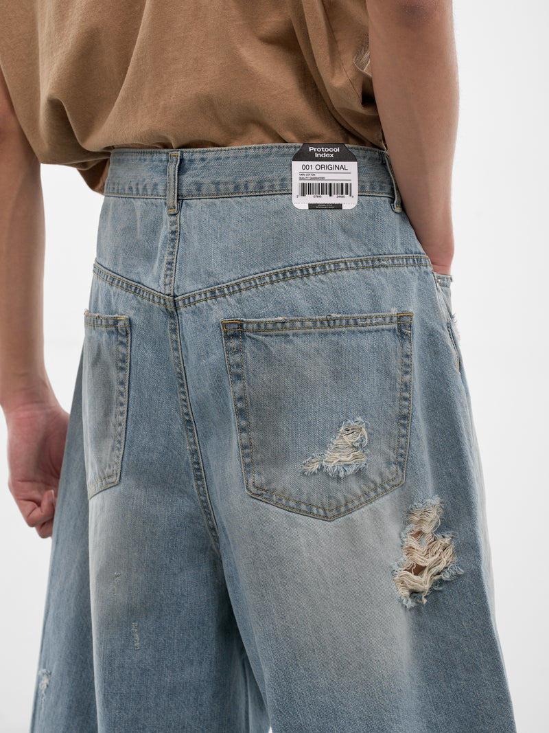 PROTOCOL INDEX Denim Shorts | H.Lorenzo - detail 2