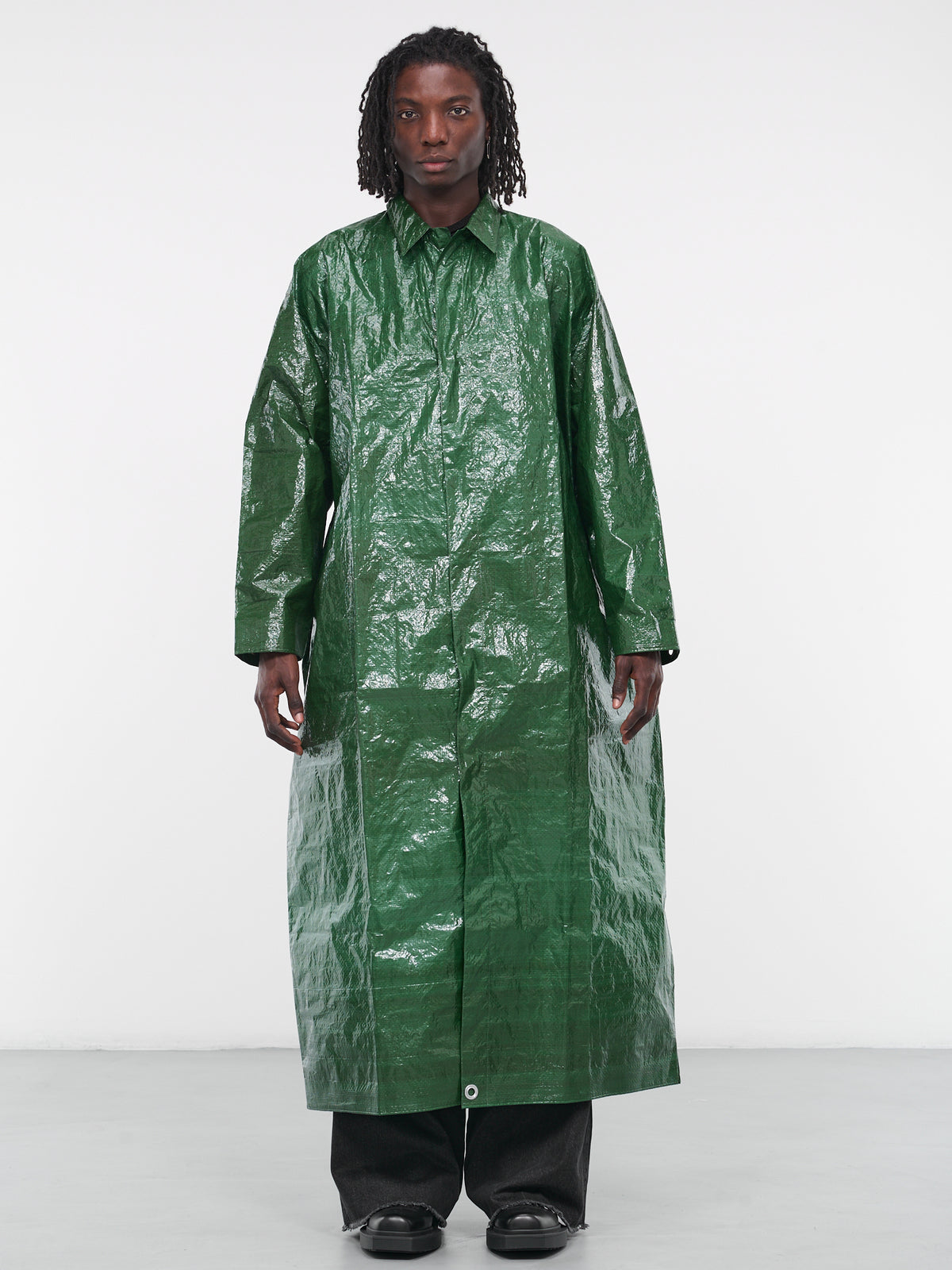 Oversized Tarp Coat (MC015W-BT-KHAKI)