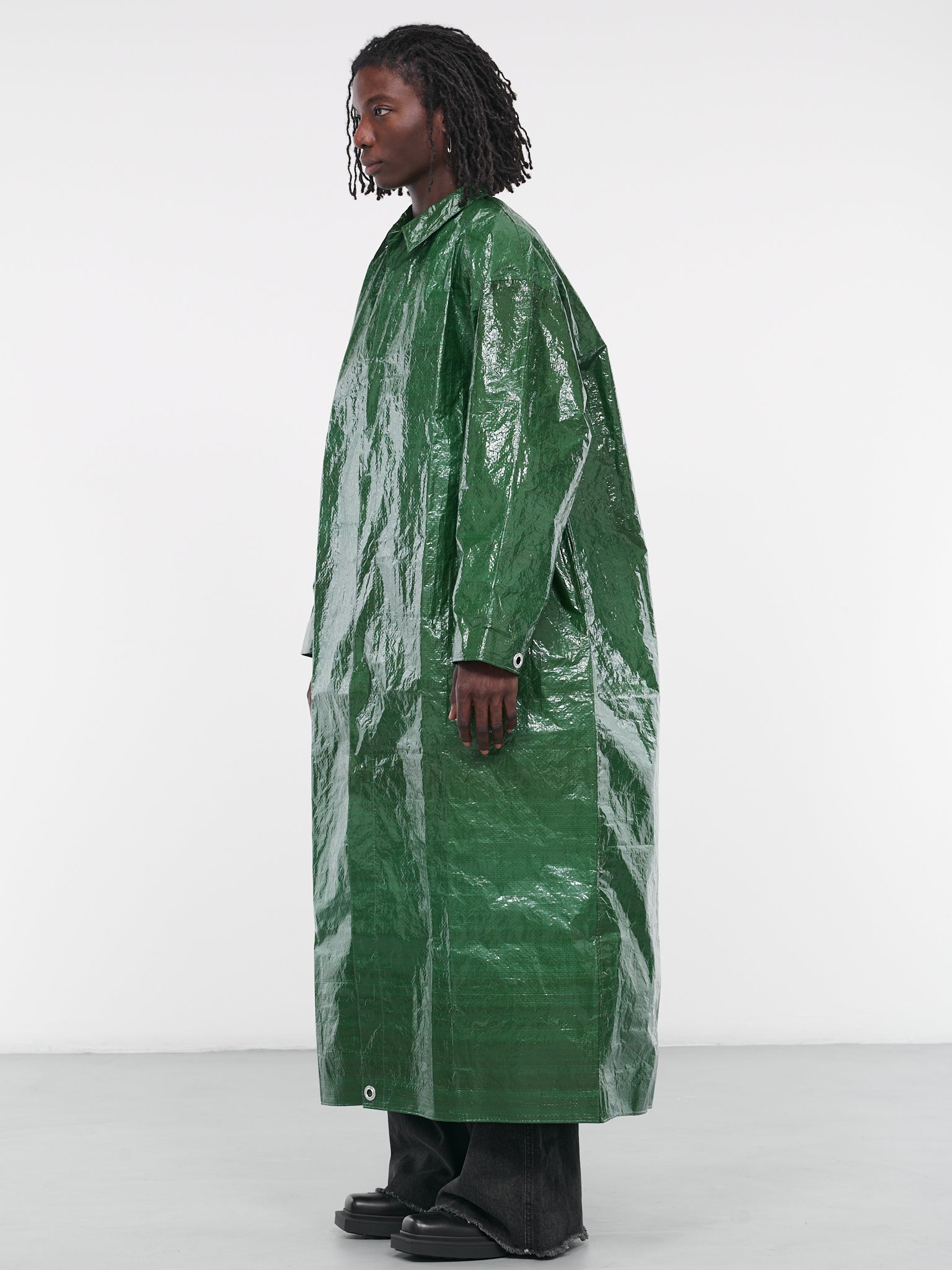 Oversized Tarp Coat (MC015W-BT-KHAKI)