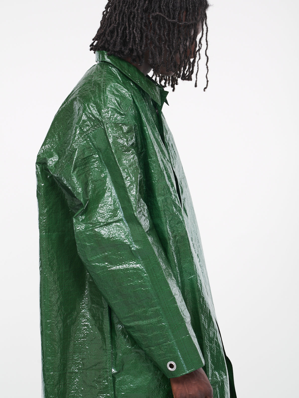 Oversized Tarp Coat (MC015W-BT-KHAKI)