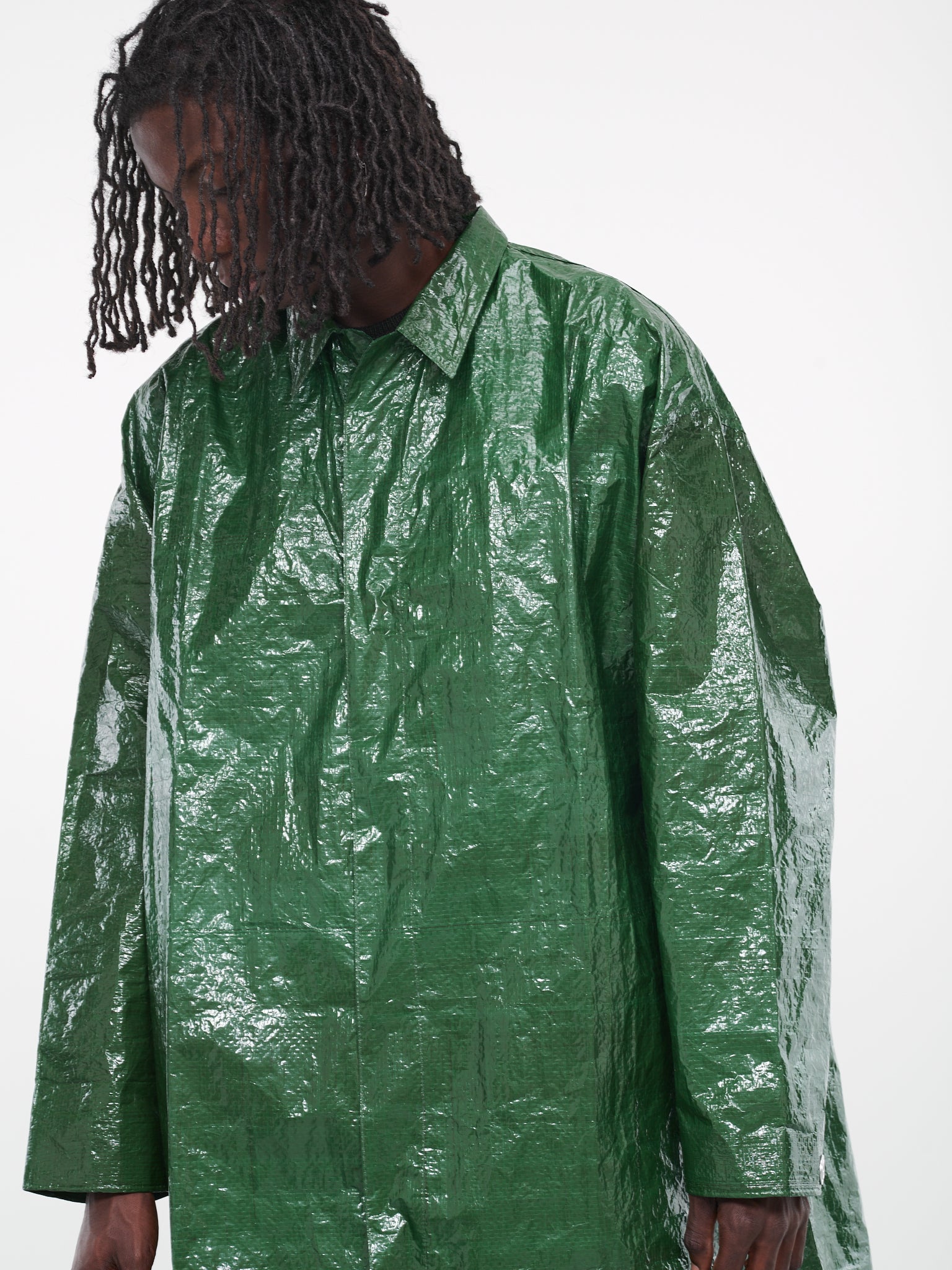 Oversized Tarp Coat (MC015W-BT-KHAKI)