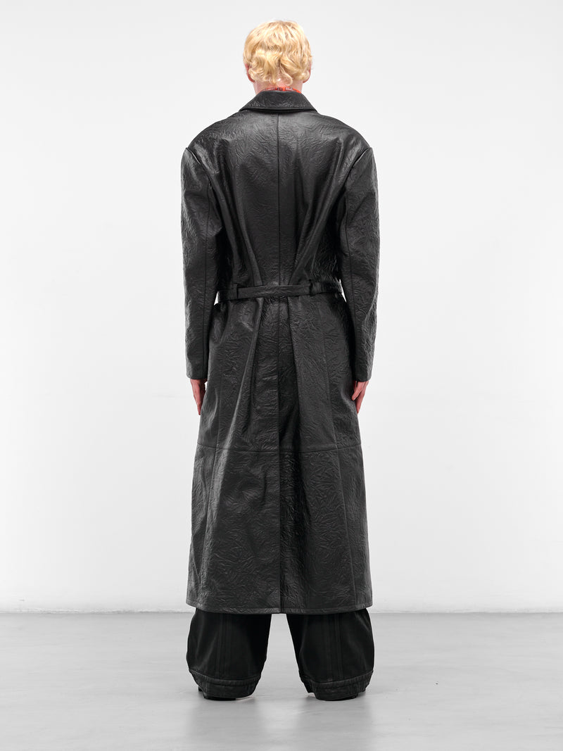 Black Reaper Nappa Leather Coat (MC024LE-CCL-BLACK)