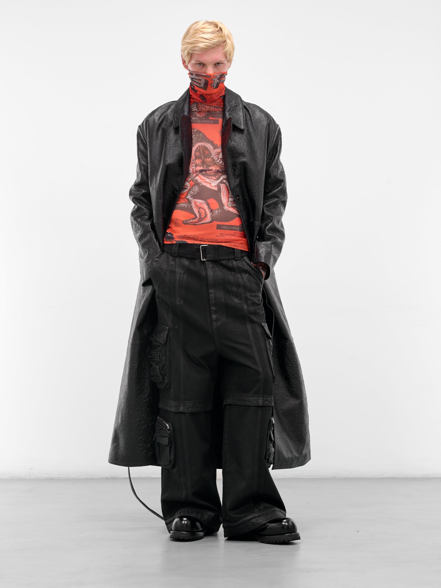 Black Reaper Nappa Leather Coat (MC024LE-CCL-BLACK)