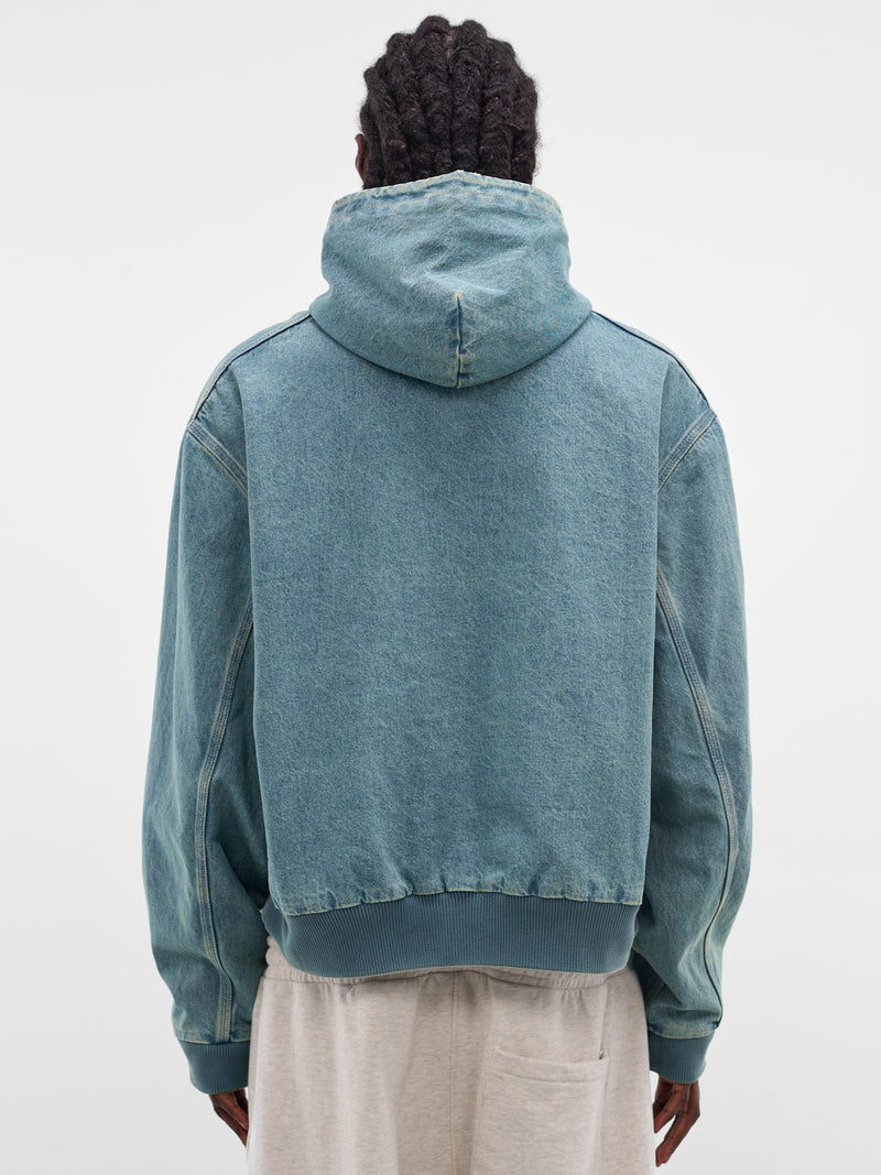 Vintage Blue Denim Workwear Jacket (ME76DJ061N1-2808-MID-BLUE)