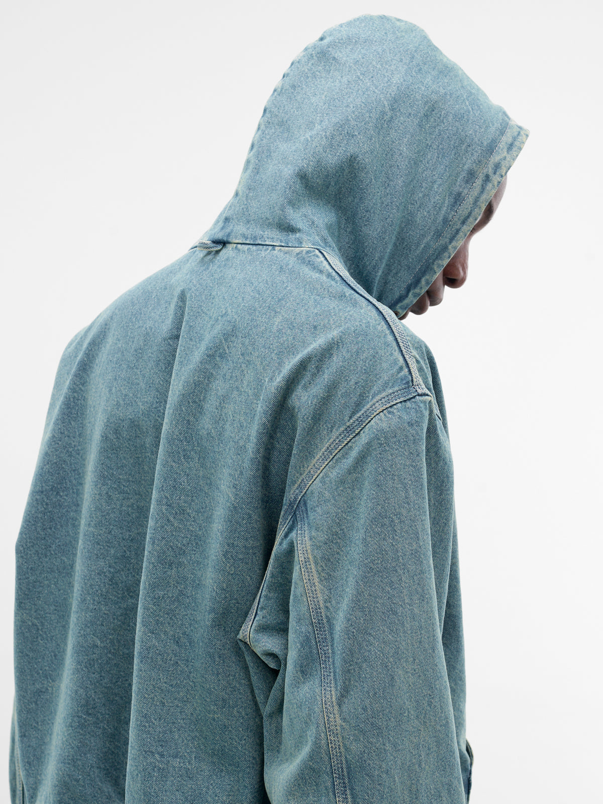 Vintage Blue Denim Workwear Jacket (ME76DJ061N1-2808-MID-BLUE)