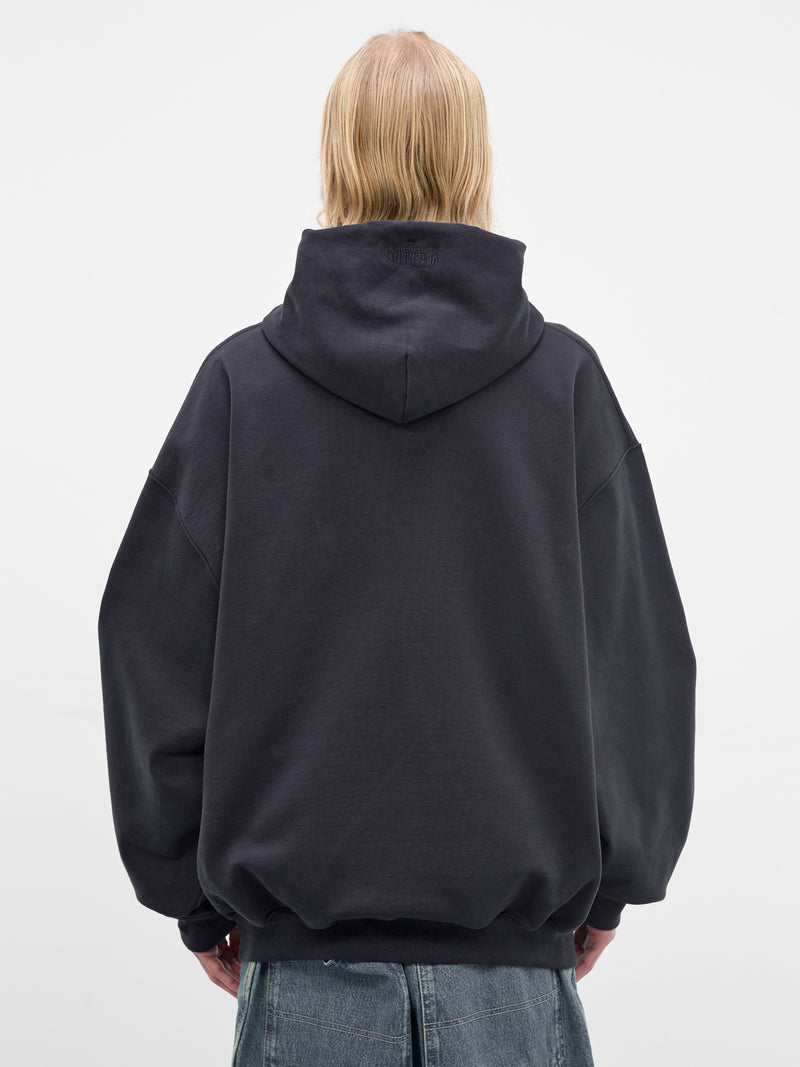 Navy Oversized Molleton Pornstar Hoodie (ME76HD213N-NAVY)