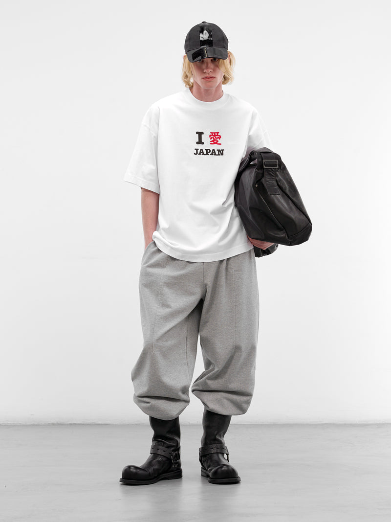 White Japan Tourist Cotton Tee (ME76TR260W-WHITE)