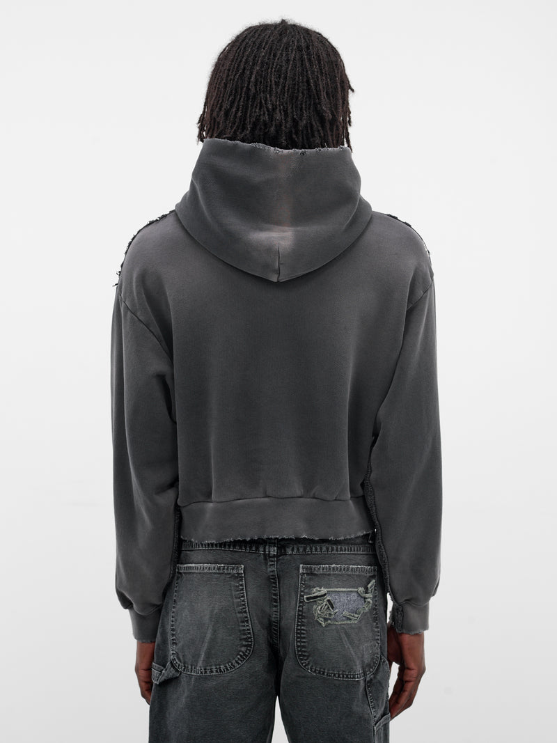 Gray Boxy Distressed Mechanic Hoodie (MECHANIC-HOODIE-GRAY)