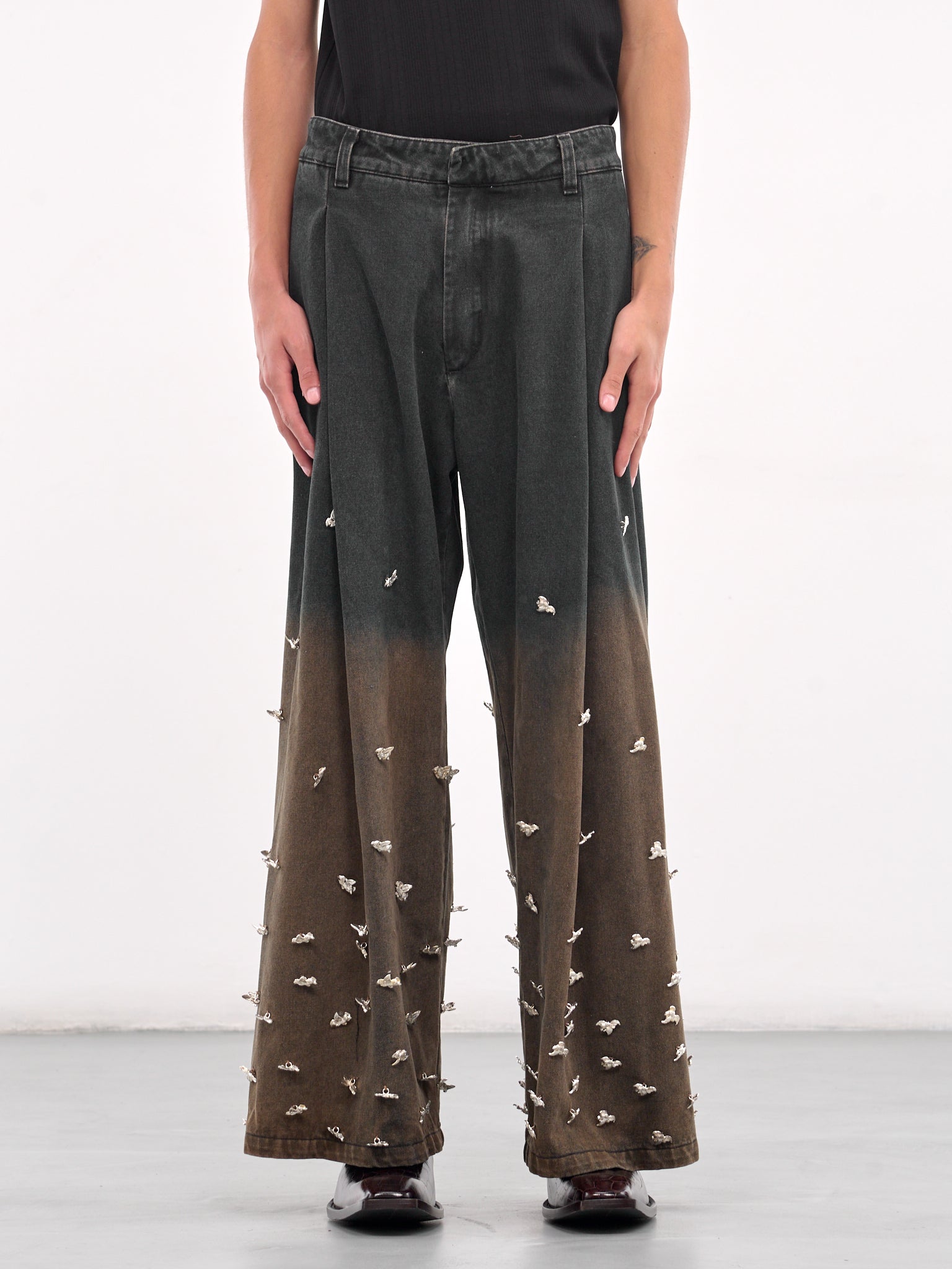 Metallic Mauro Jeans (METALLIC-MAURO-BLUE-BURGUNDY)