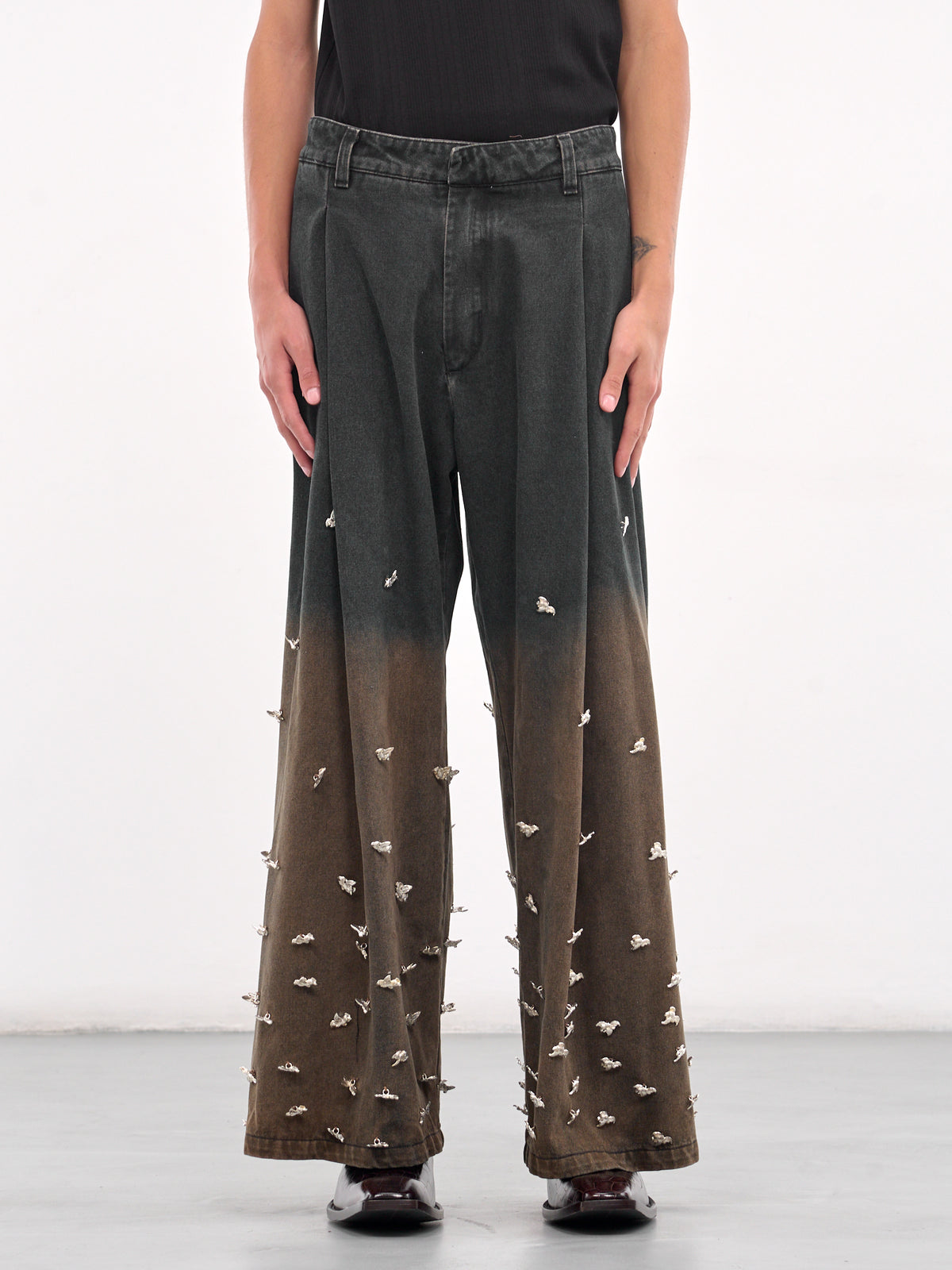 Metallic Mauro Jeans (METALLIC-MAURO-BLUE-BURGUNDY)