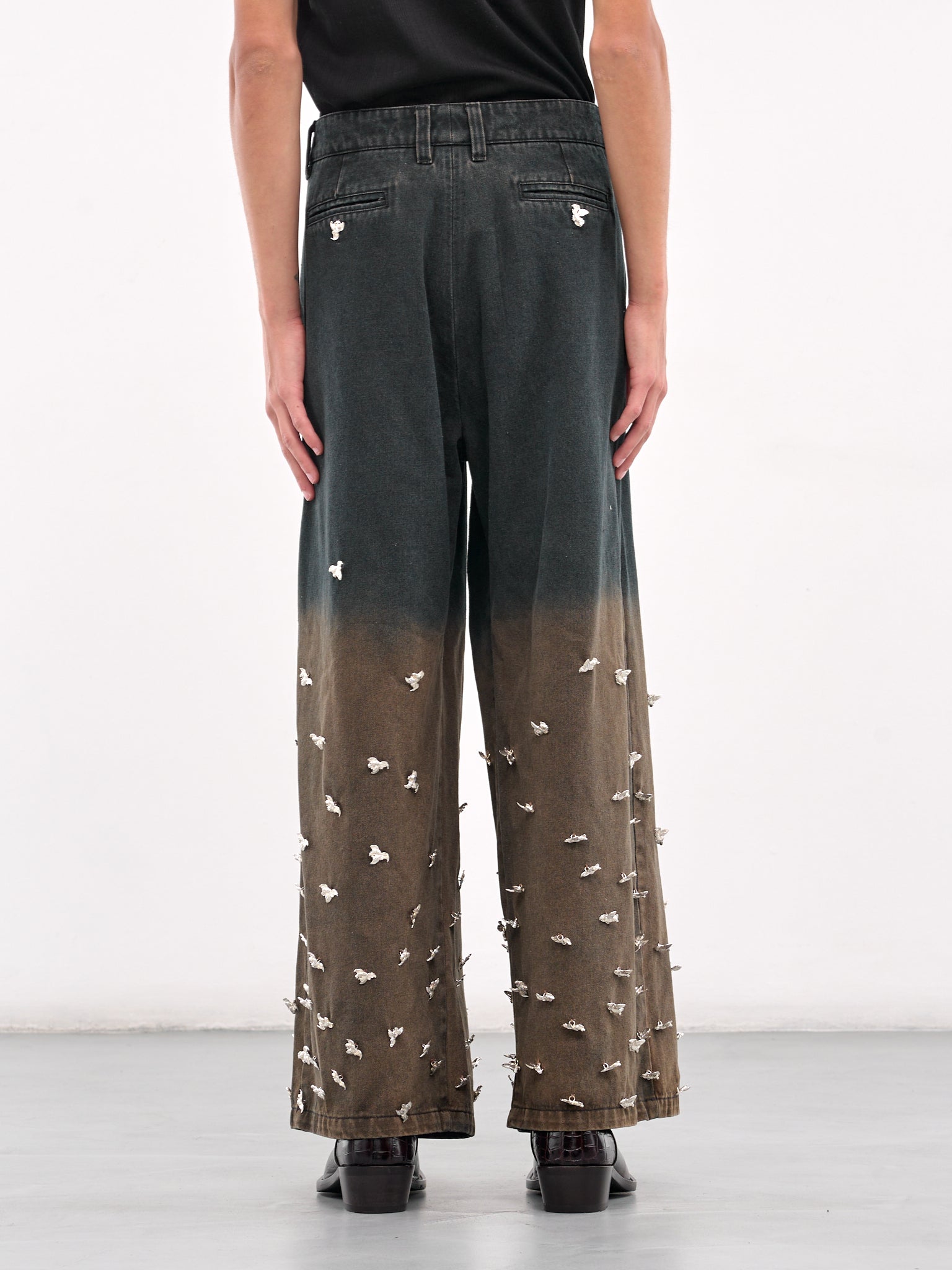 Metallic Mauro Jeans (METALLIC-MAURO-BLUE-BURGUNDY)