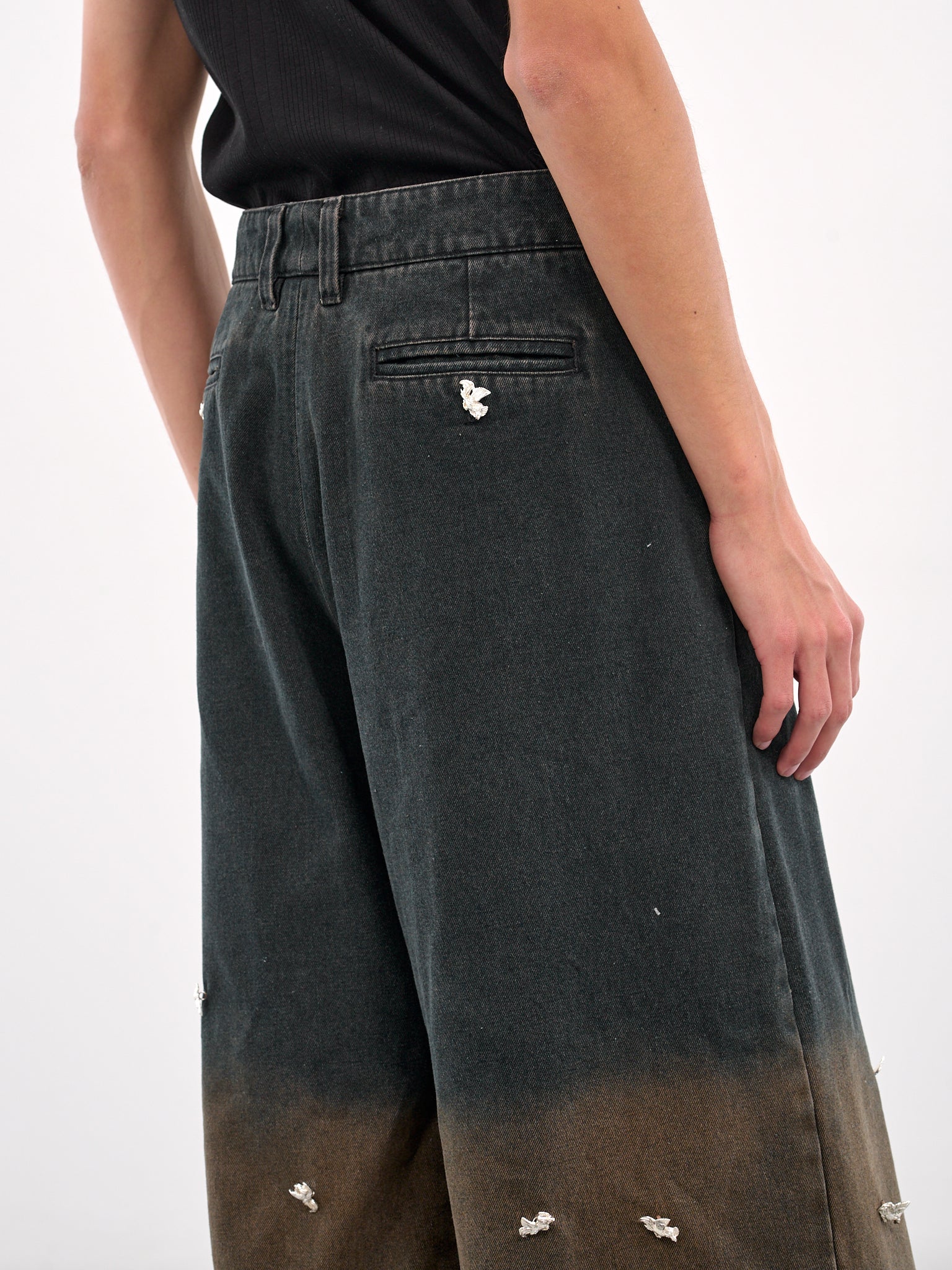 Metallic Mauro Jeans (METALLIC-MAURO-BLUE-BURGUNDY)