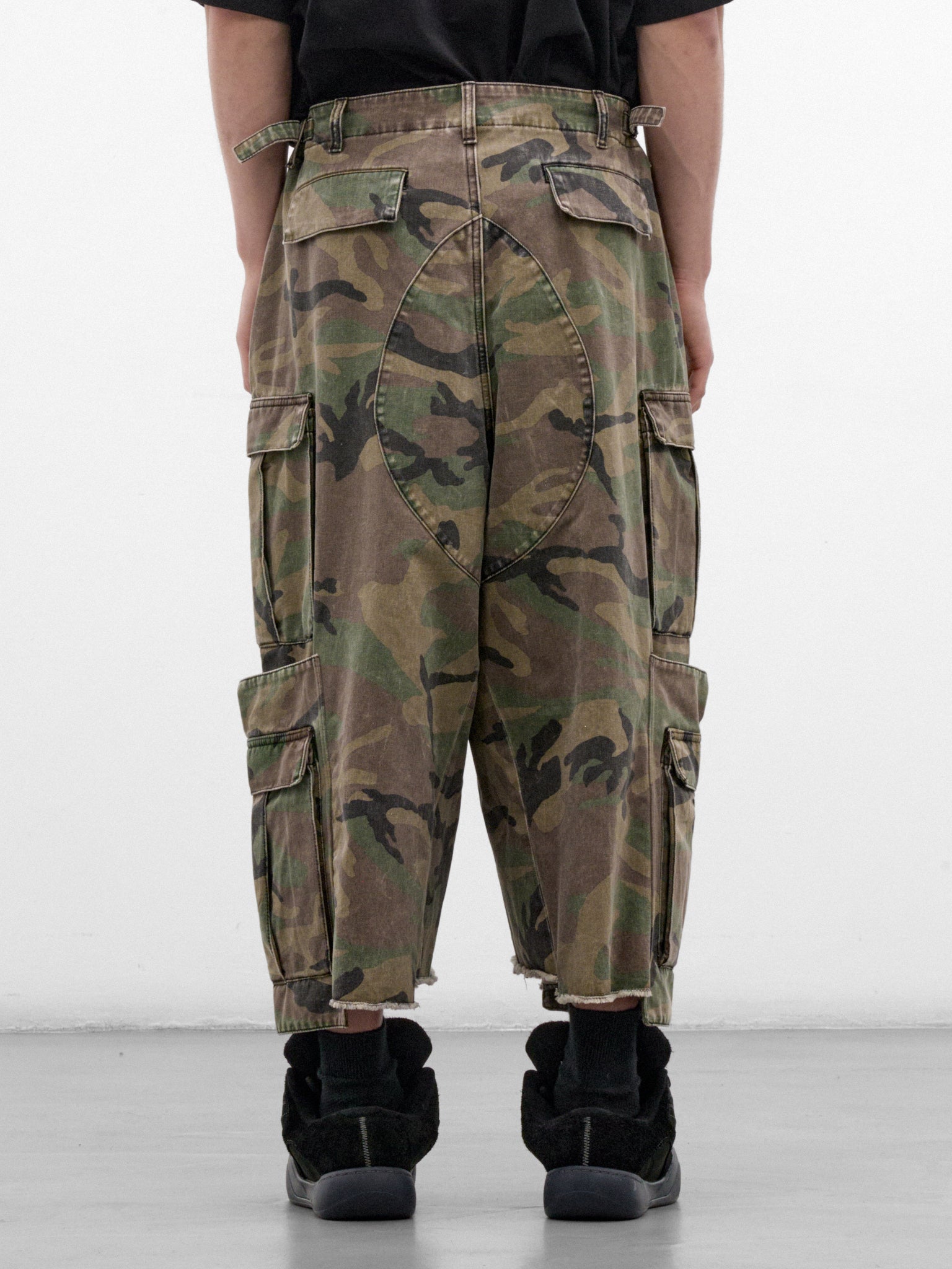 Green Camo Cotton Cargo Pants (MH27CS091CG-GREEN-CAMO)