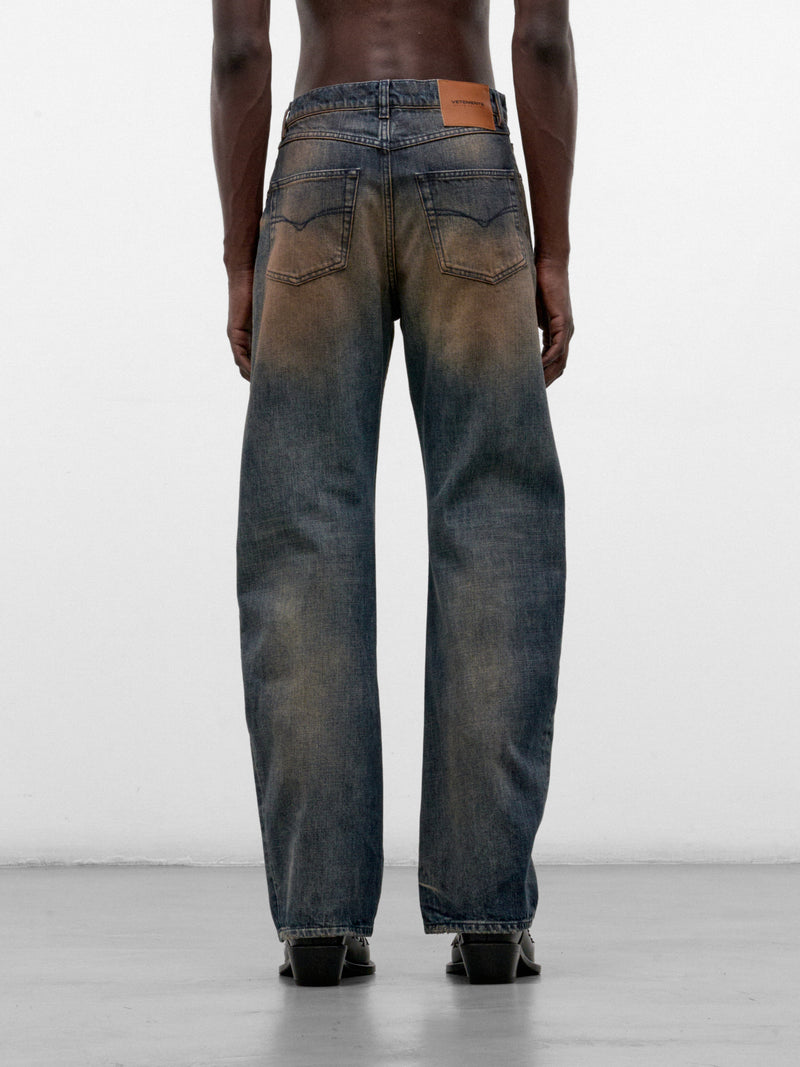 Dirty Denim O-Leg Jeans (MH27DJ082DW-DIRTY-BLUE)