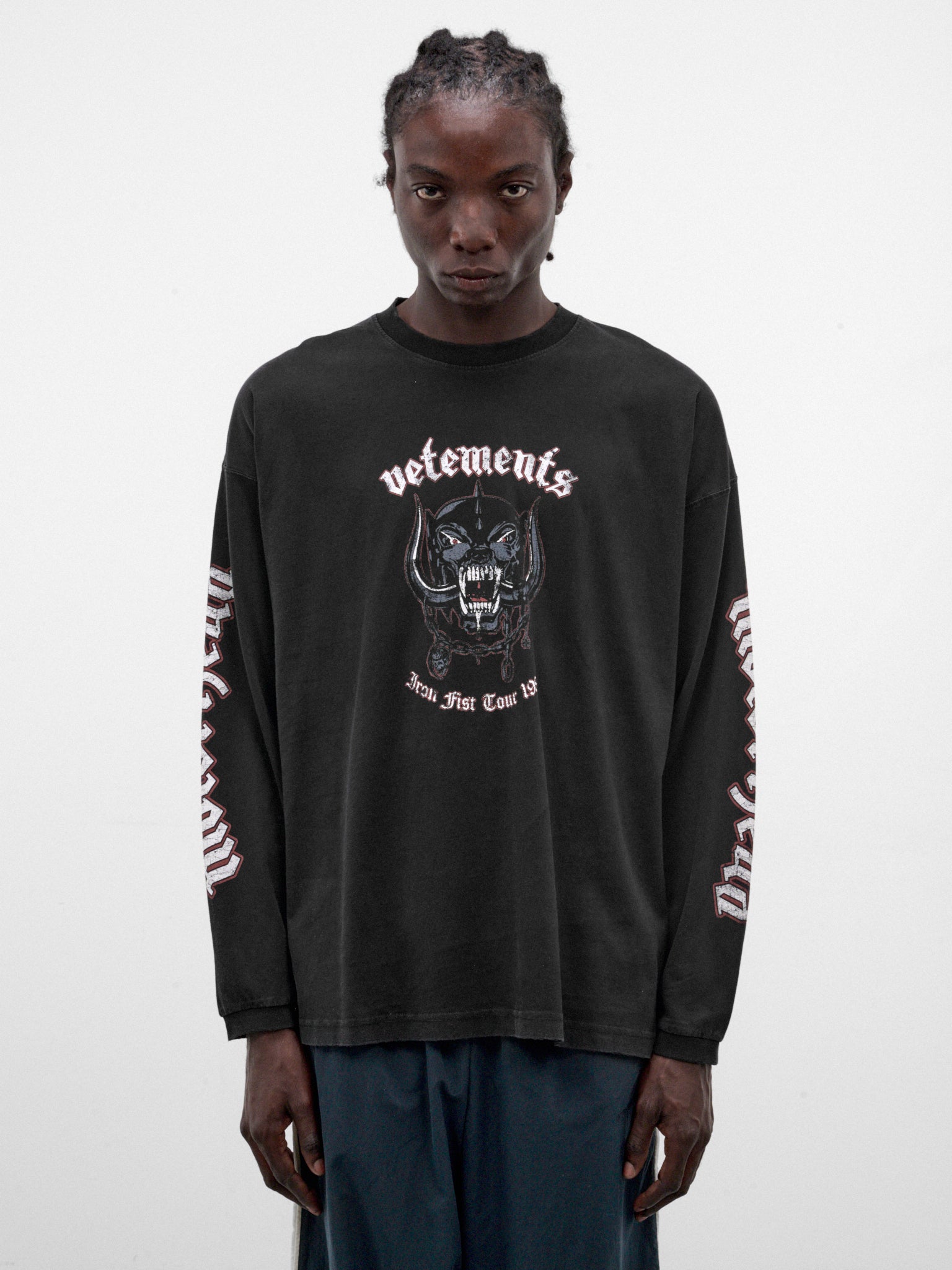 Vetements x Motörhead Tour Long Sleeve (MH27LS243B-WASHED-BLACK)