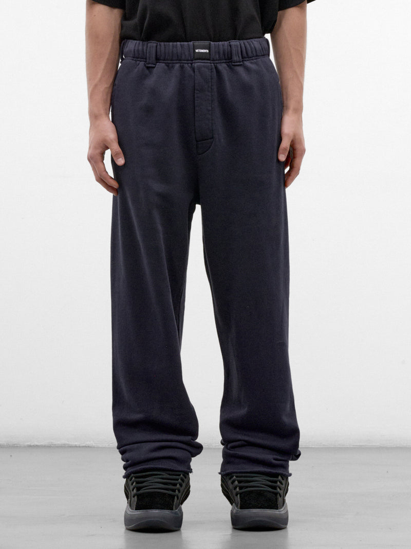 Navy Wide Leg Sweatpants (MH27SP185N-NAVY)