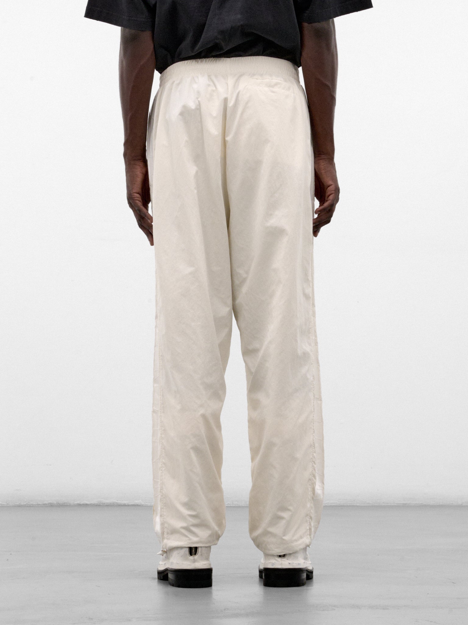 White Nylon Tape Tracksuit Pants (MH27TP104W-WHITE)
