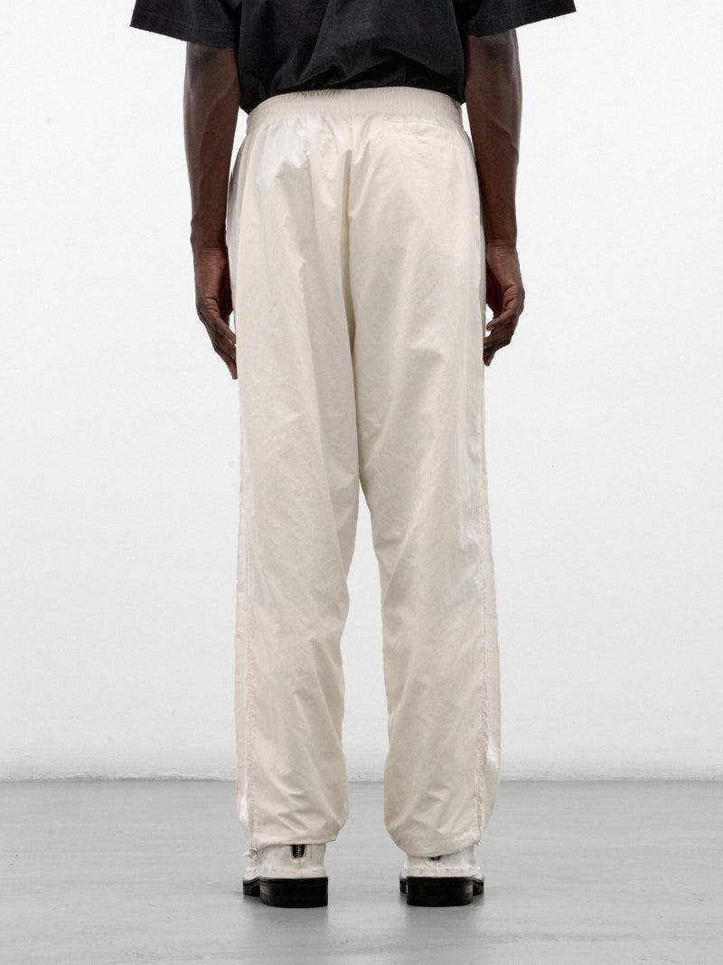 White Nylon Tape Tracksuit Pants (MH27TP104W-WHITE)