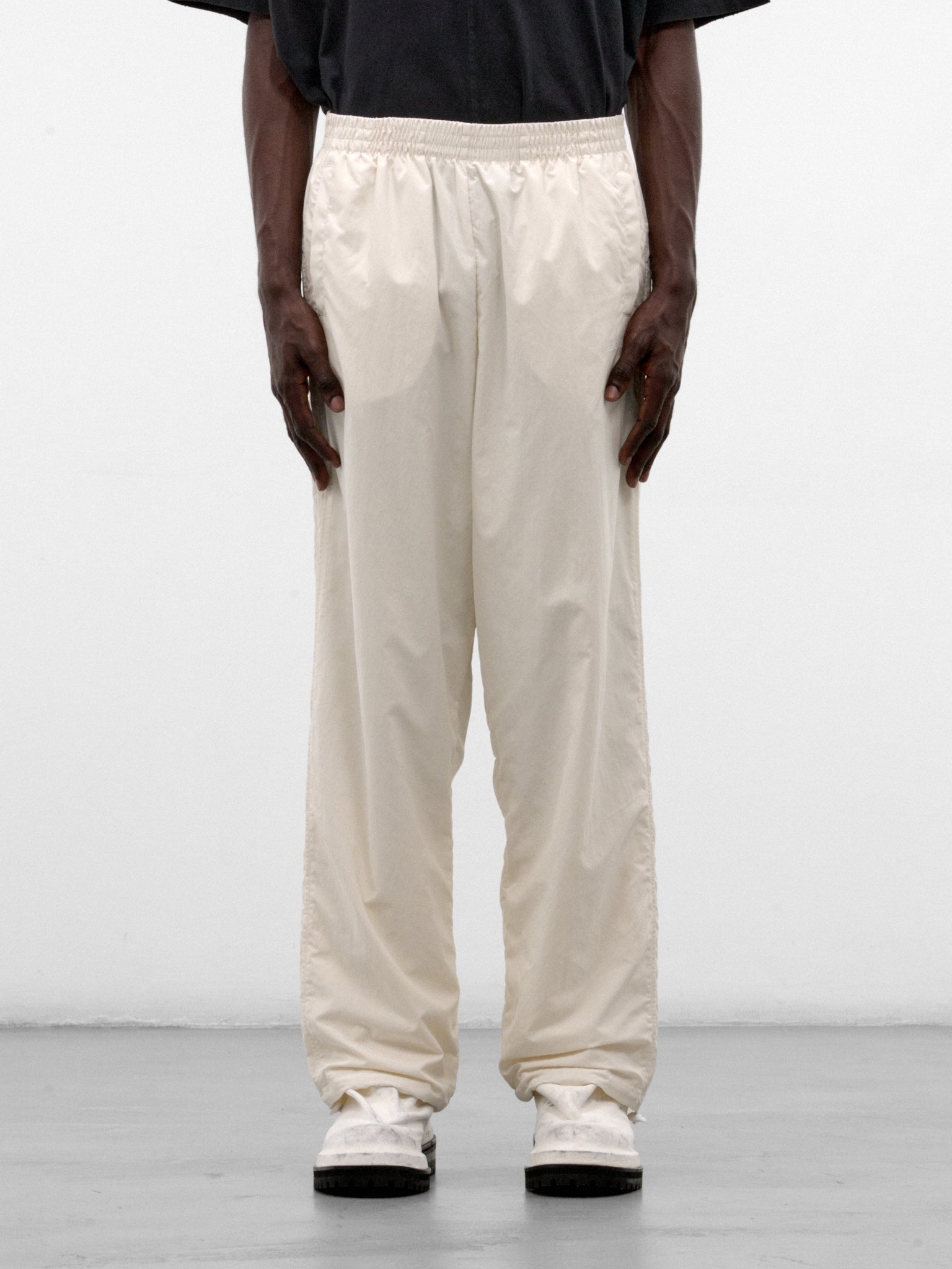 White Nylon Tape Tracksuit Pants (MH27TP104W-WHITE)