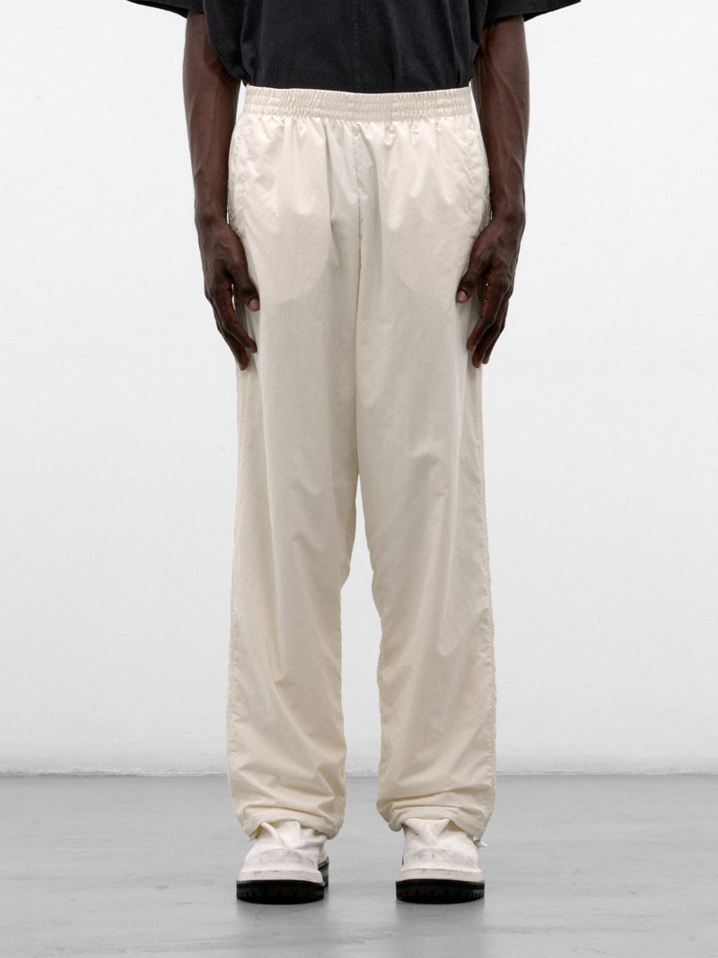 White Nylon Tape Tracksuit Pants (MH27TP104W-WHITE)