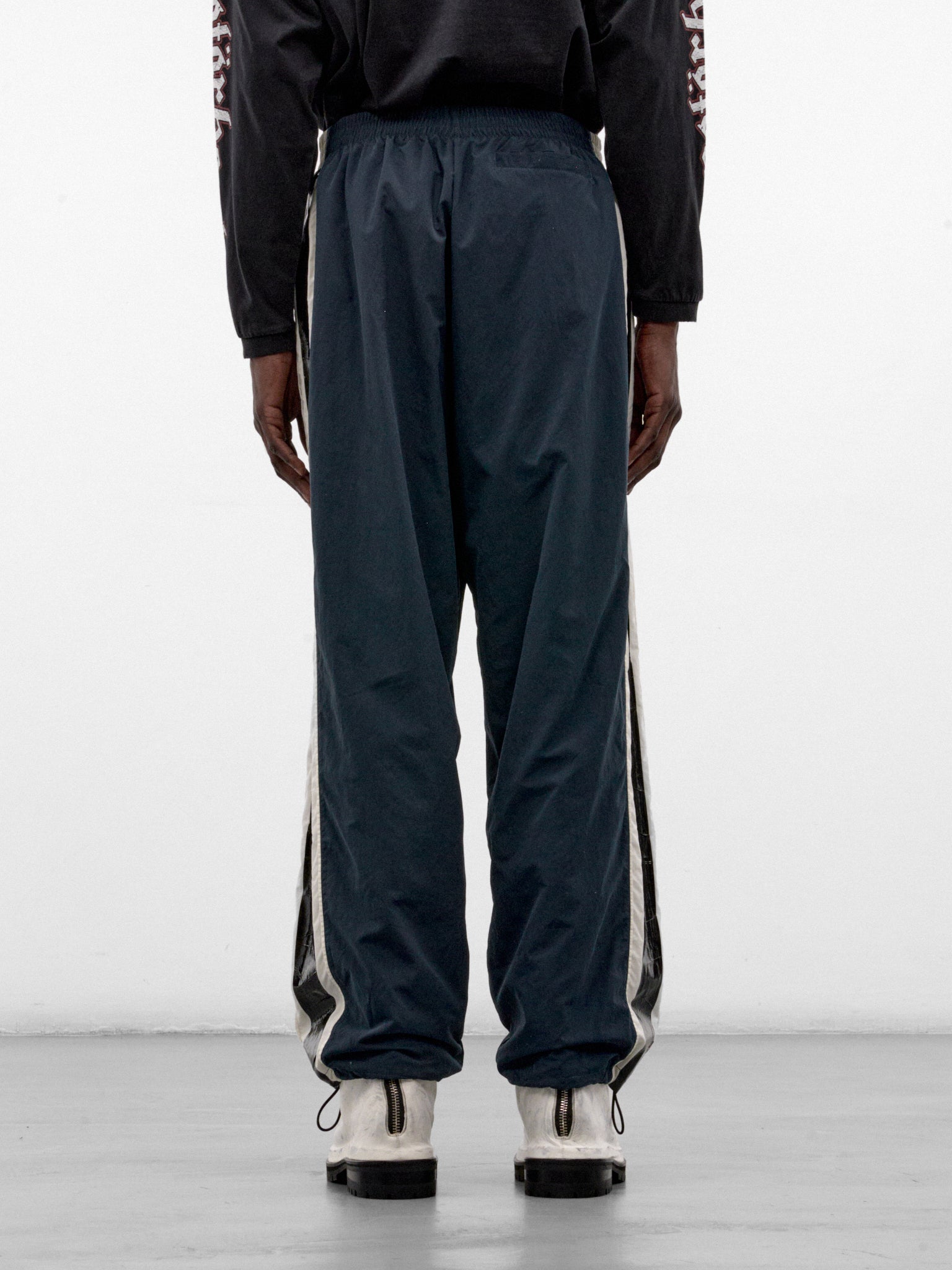 Navy Nylon Tape Tracksuit Pants (MH27TP106N-NAVY)