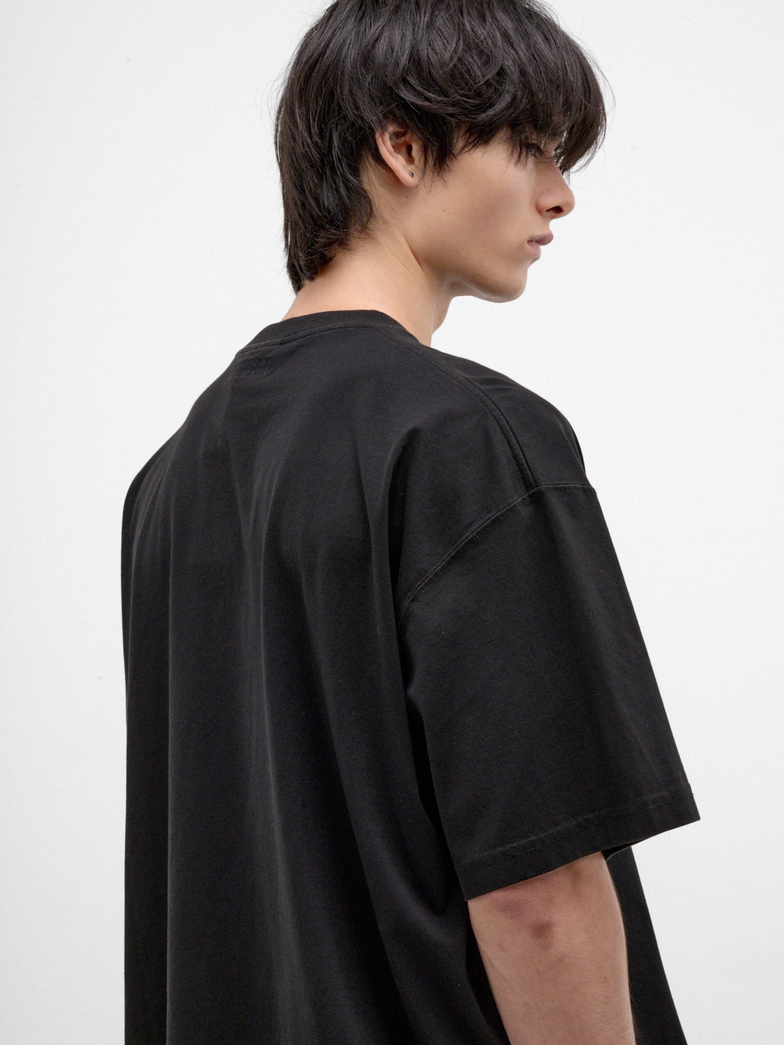 Black Cotton Logo Tee (MH27TR143B-VINTAGE-BLACK)
