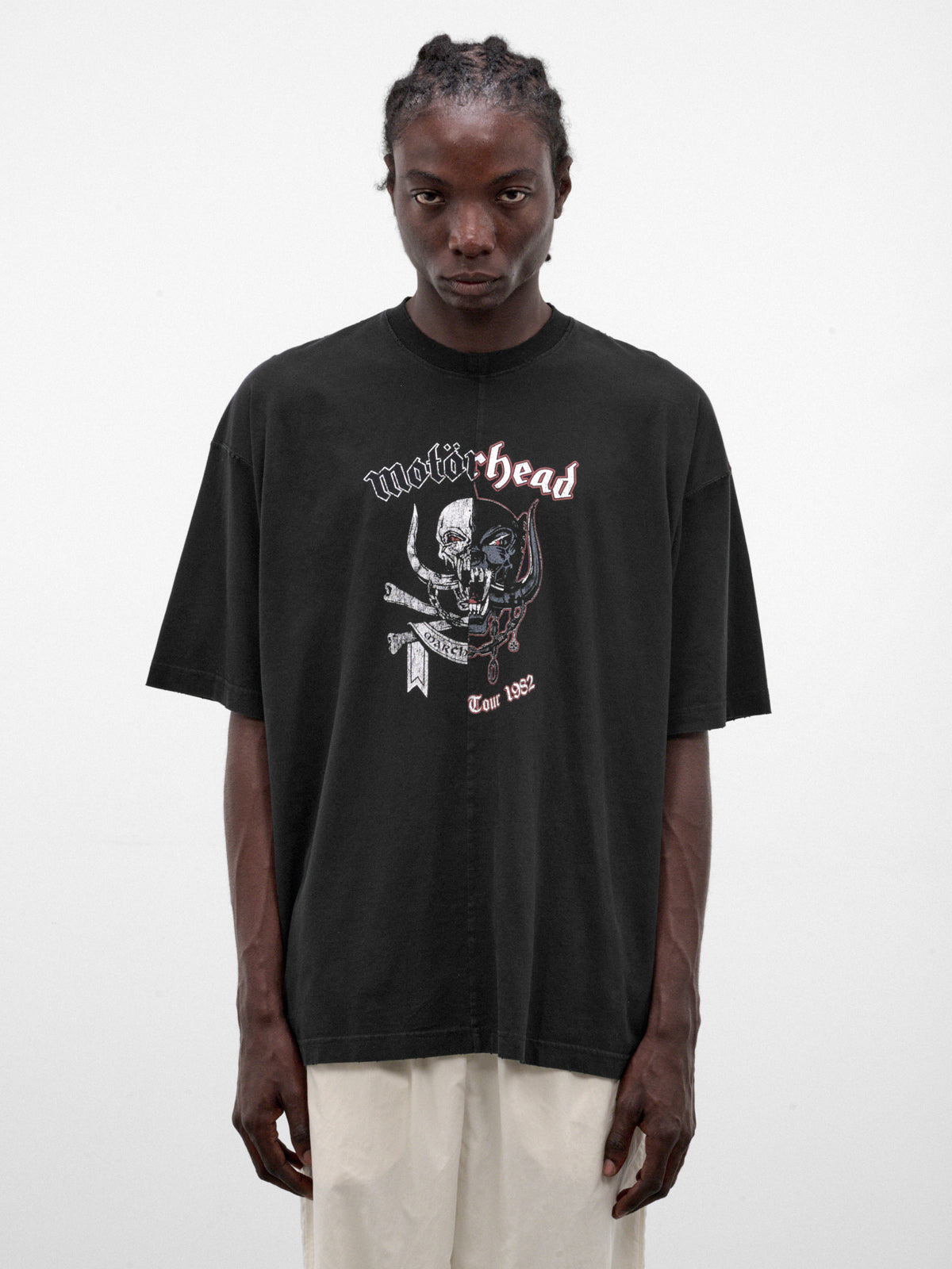 Vetements x Motörhead Graphic Cut-Up Tee (MH27TR242B-WASHED-BLACK)