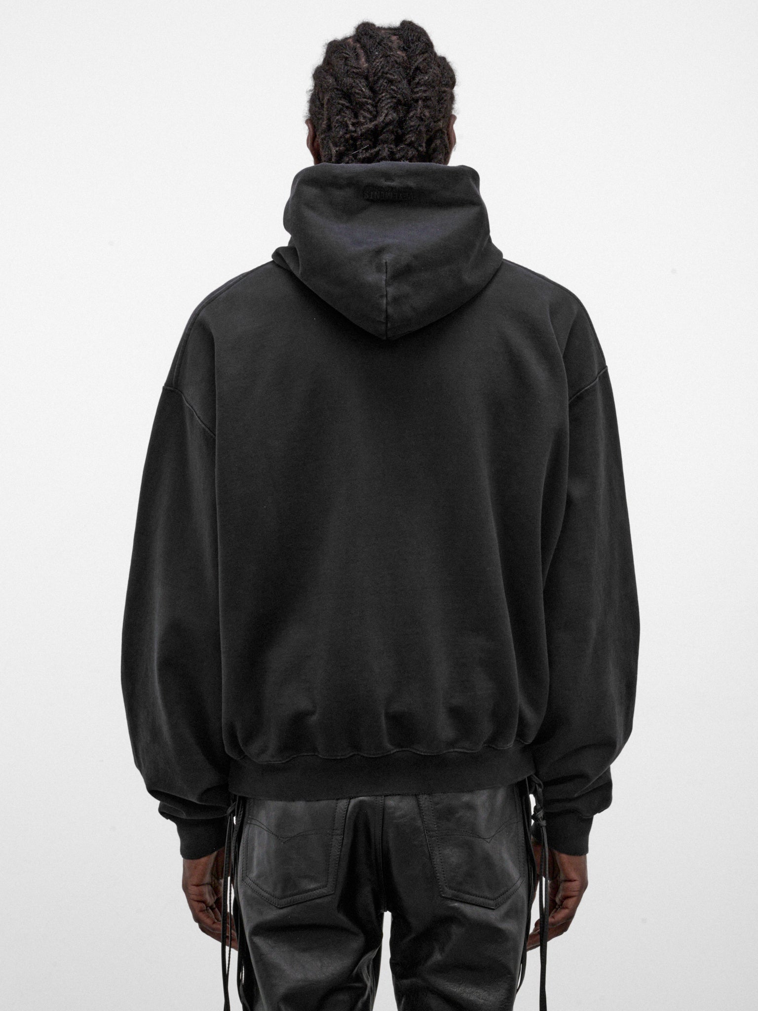 Vetements x Motörhead Graphic Cut-Up Hoodie (MH27ZU241B-WASHED-BLACK)