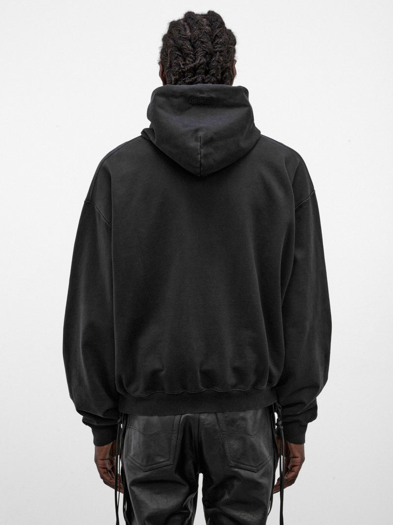 Vetements x Motörhead Graphic Cut-Up Hoodie (MH27ZU241B-WASHED-BLACK)