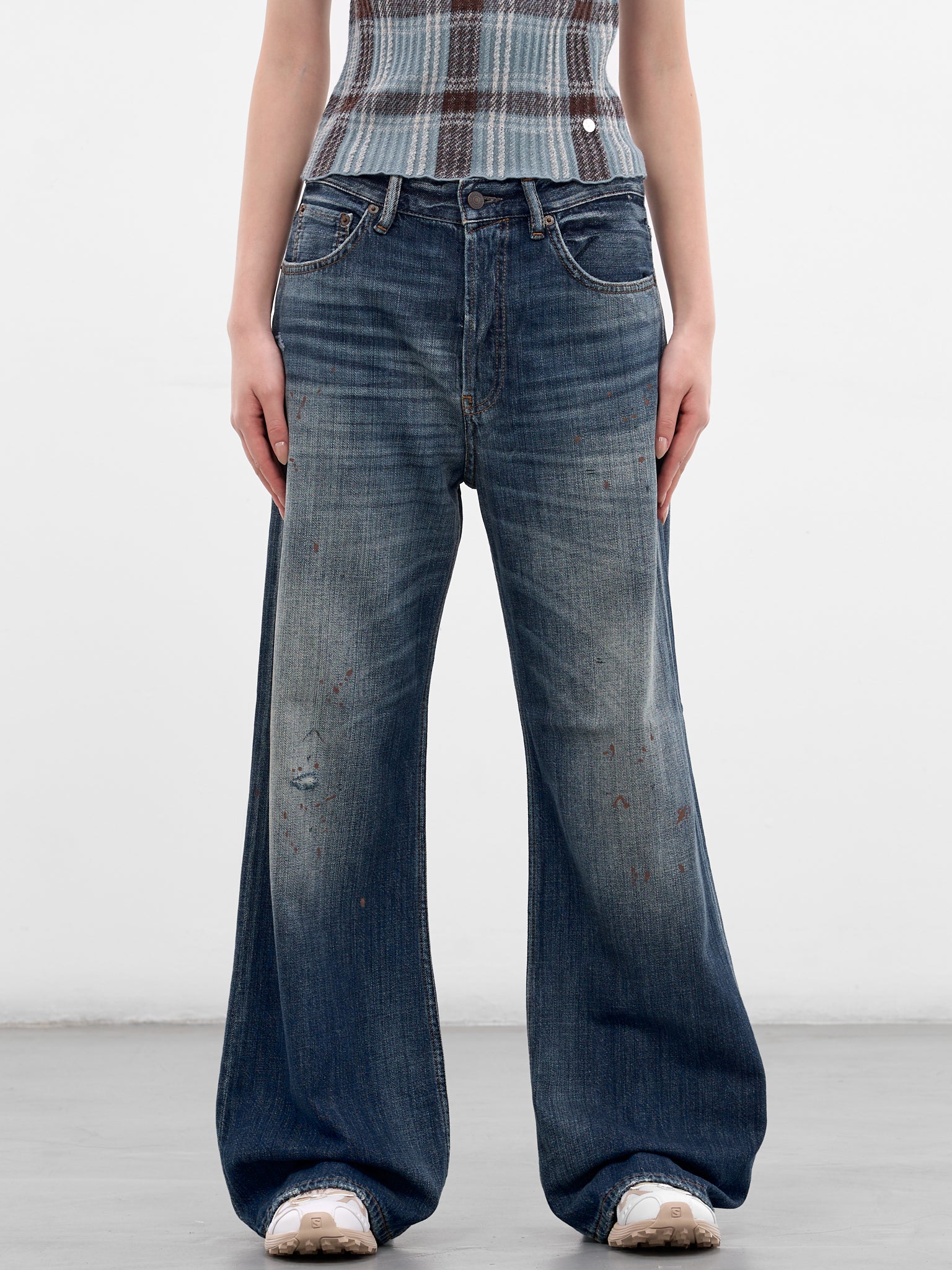 Blue Denim Trafalgar Baggy Jeans (MID-BLUE-TRAFALGAR)
