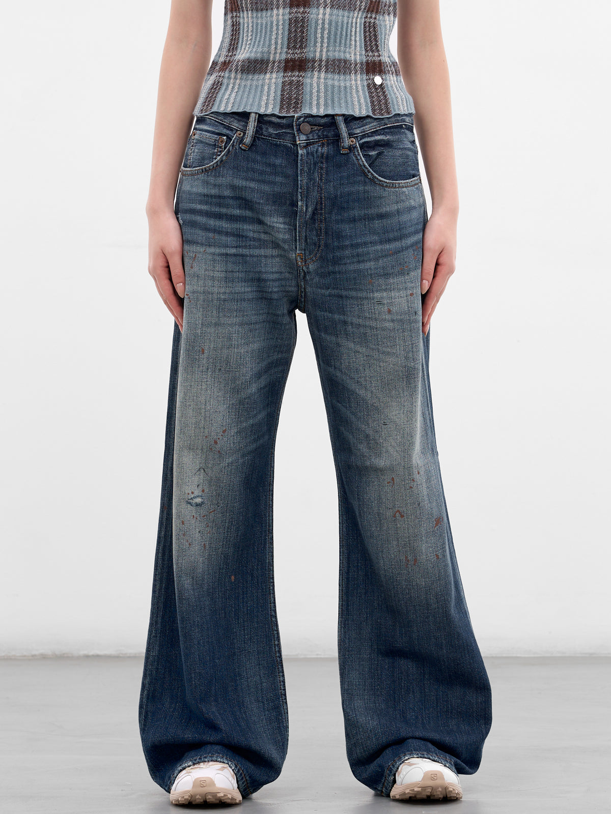 Blue Denim Trafalgar Baggy Jeans (MID-BLUE-TRAFALGAR)