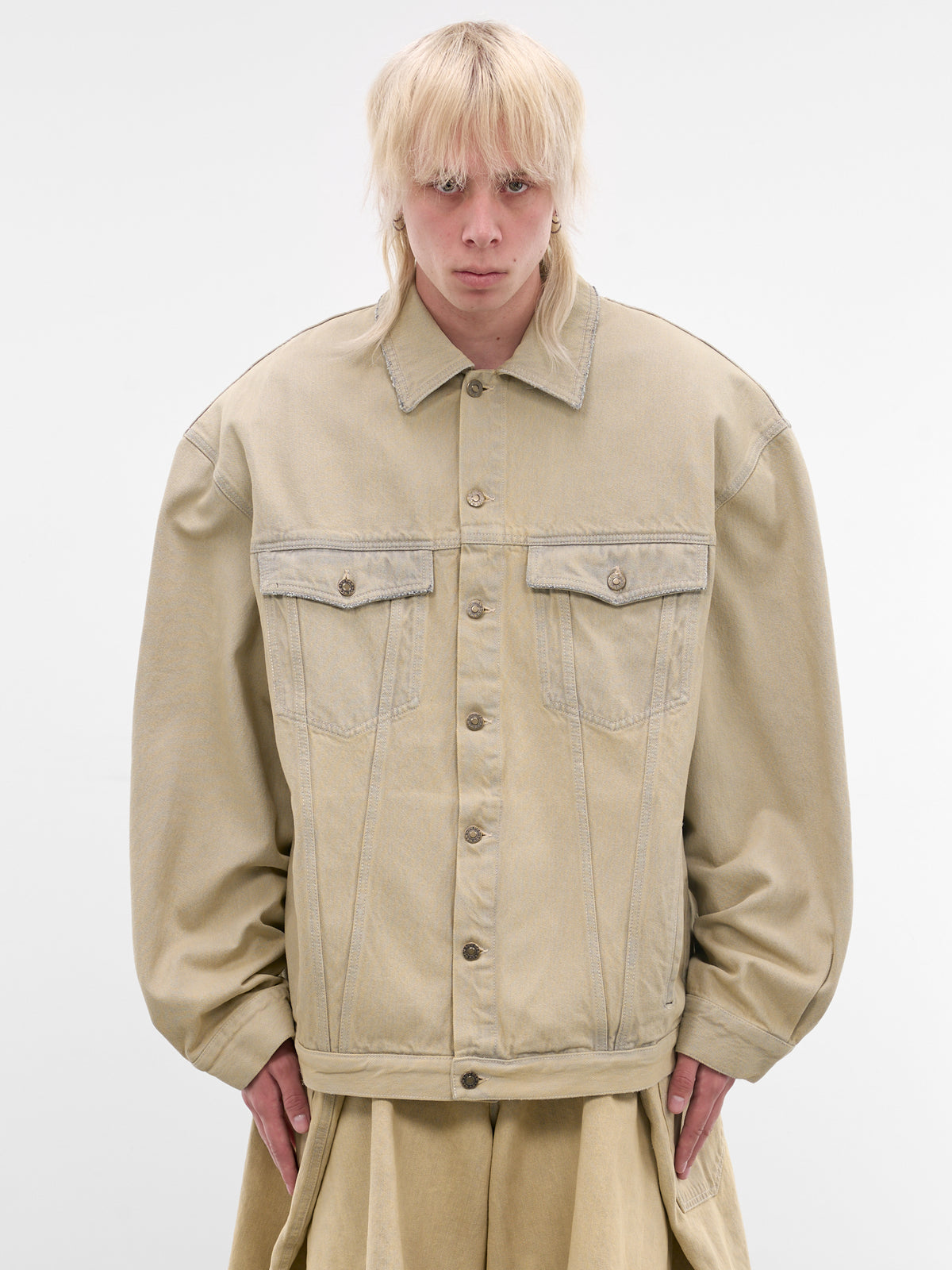 Whitewashed Denim Drifter Jacket (MJ077D-WD-102-WHITEWASHED)