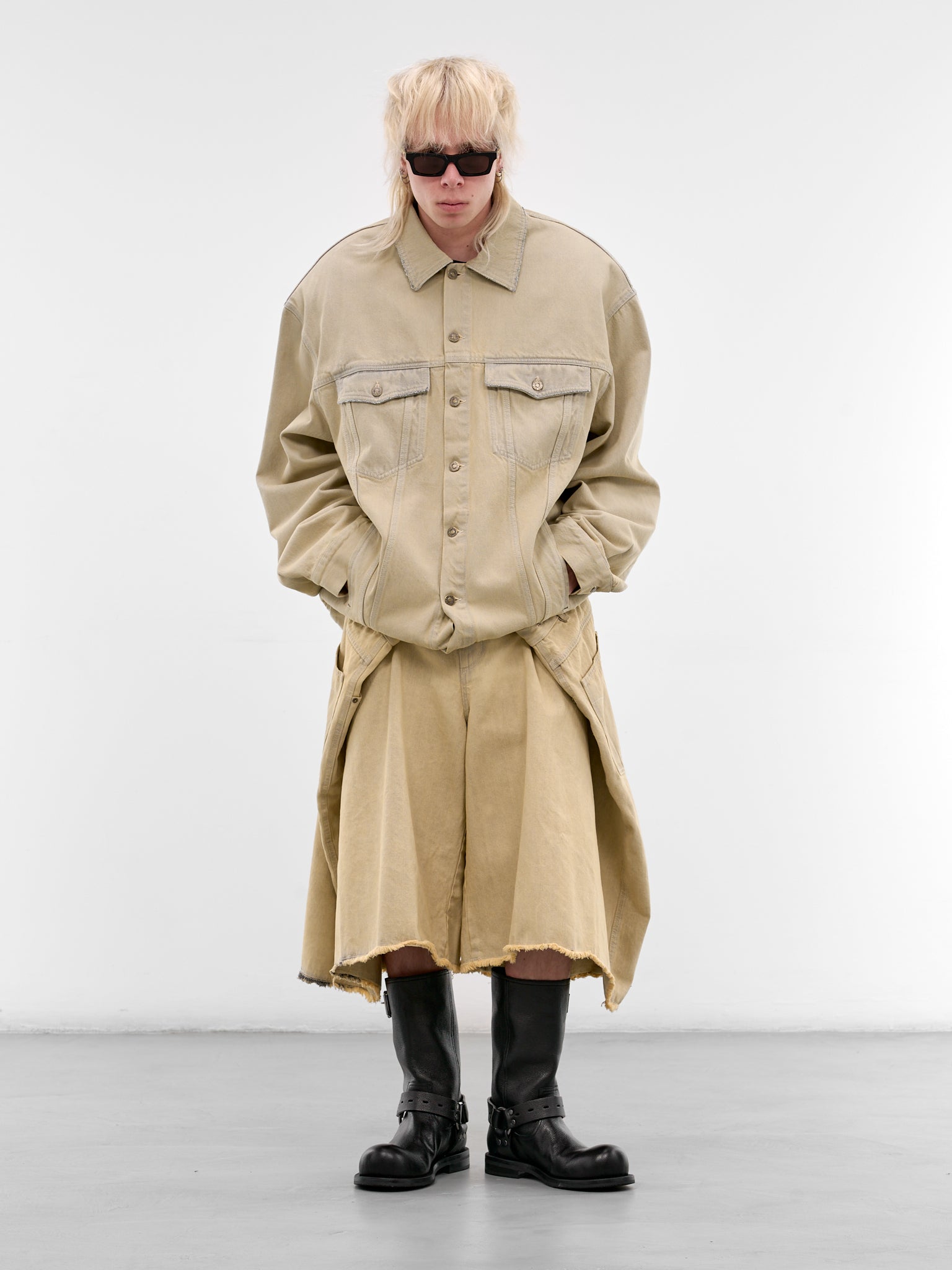 Whitewashed Denim Drifter Jacket (MJ077D-WD-102-WHITEWASHED)