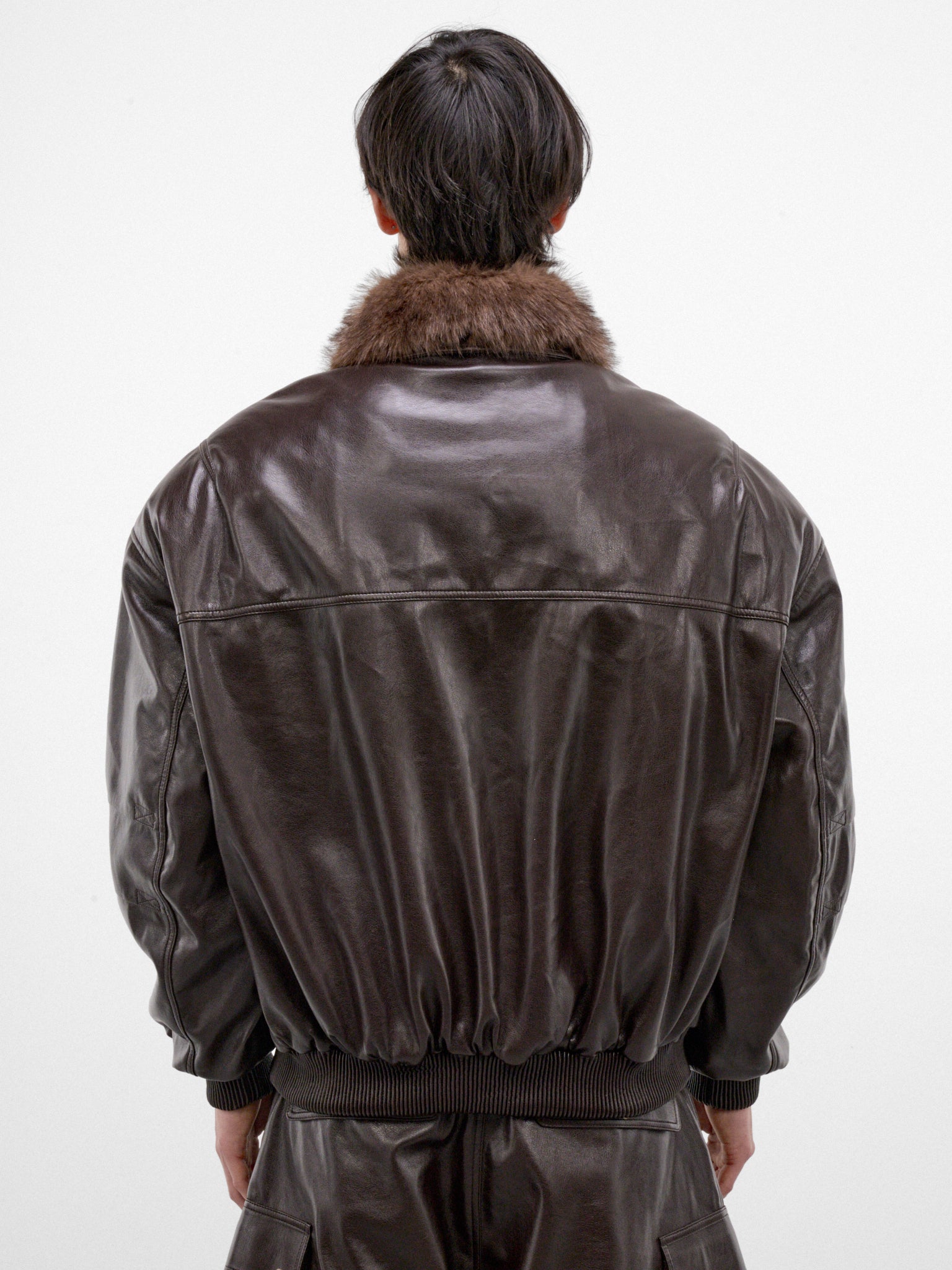 Grease Oversized Cargo Flight Jacket (MJ084W-GFL-200-GREASE)