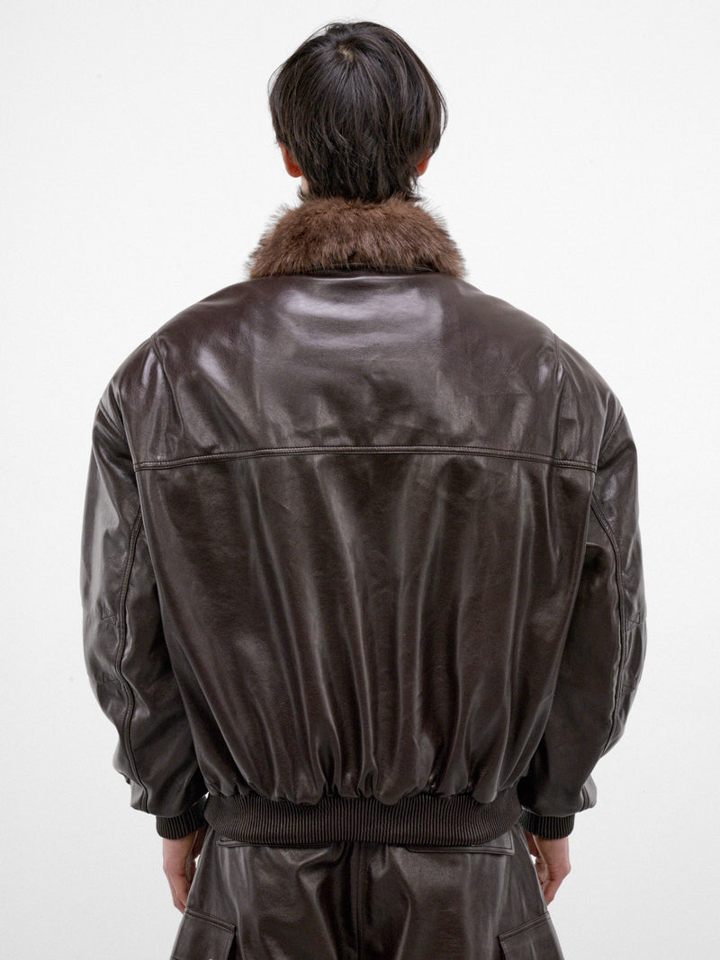 Grease Oversized Cargo Flight Jacket (MJ084W-GFL-200-GREASE)