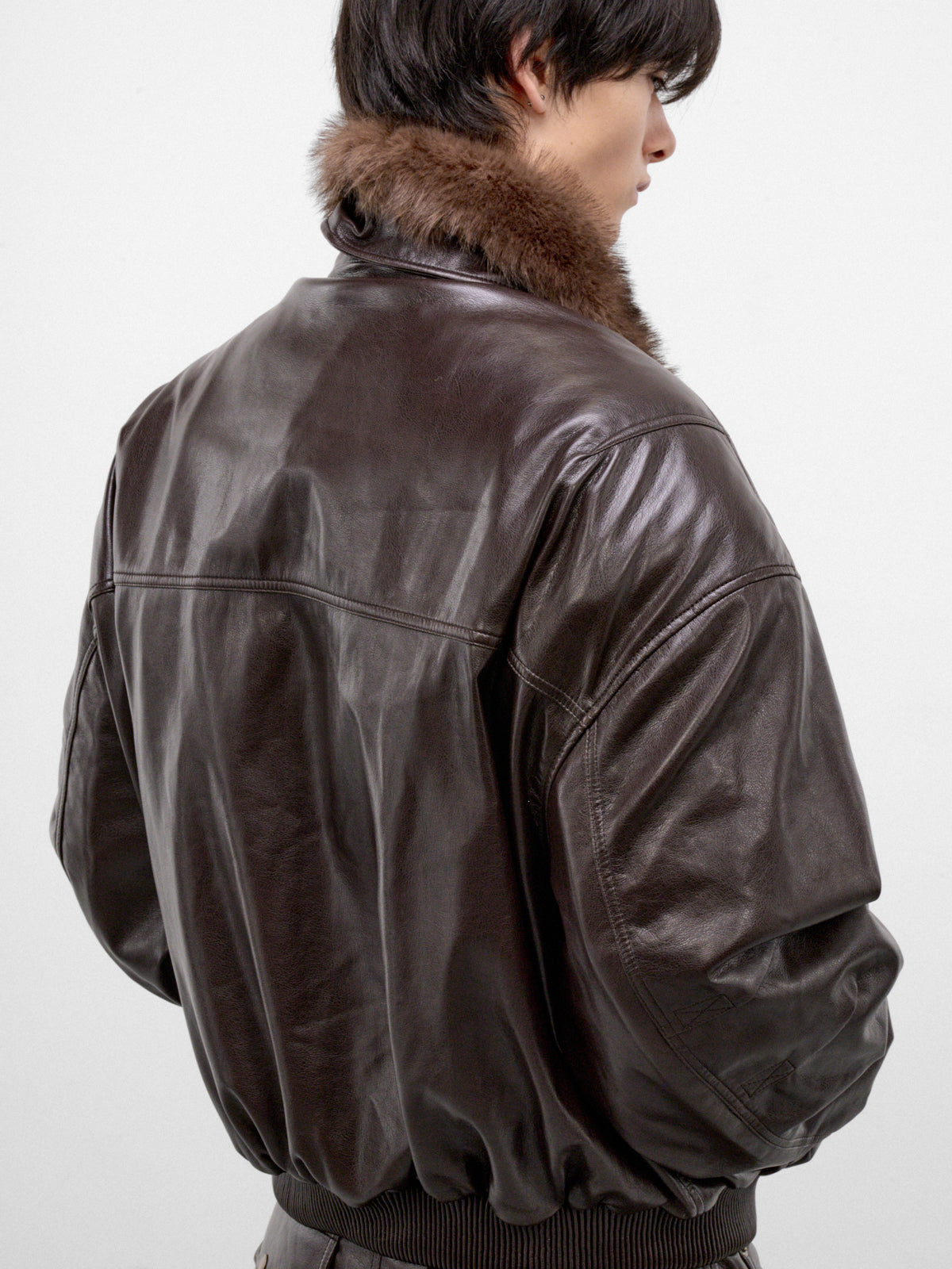 Grease Oversized Cargo Flight Jacket (MJ084W-GFL-200-GREASE)