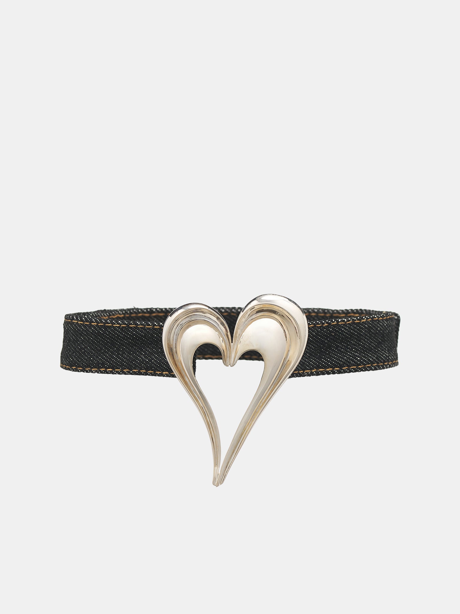 Split Heart Choker (MJAA2023SHC-SILVER)