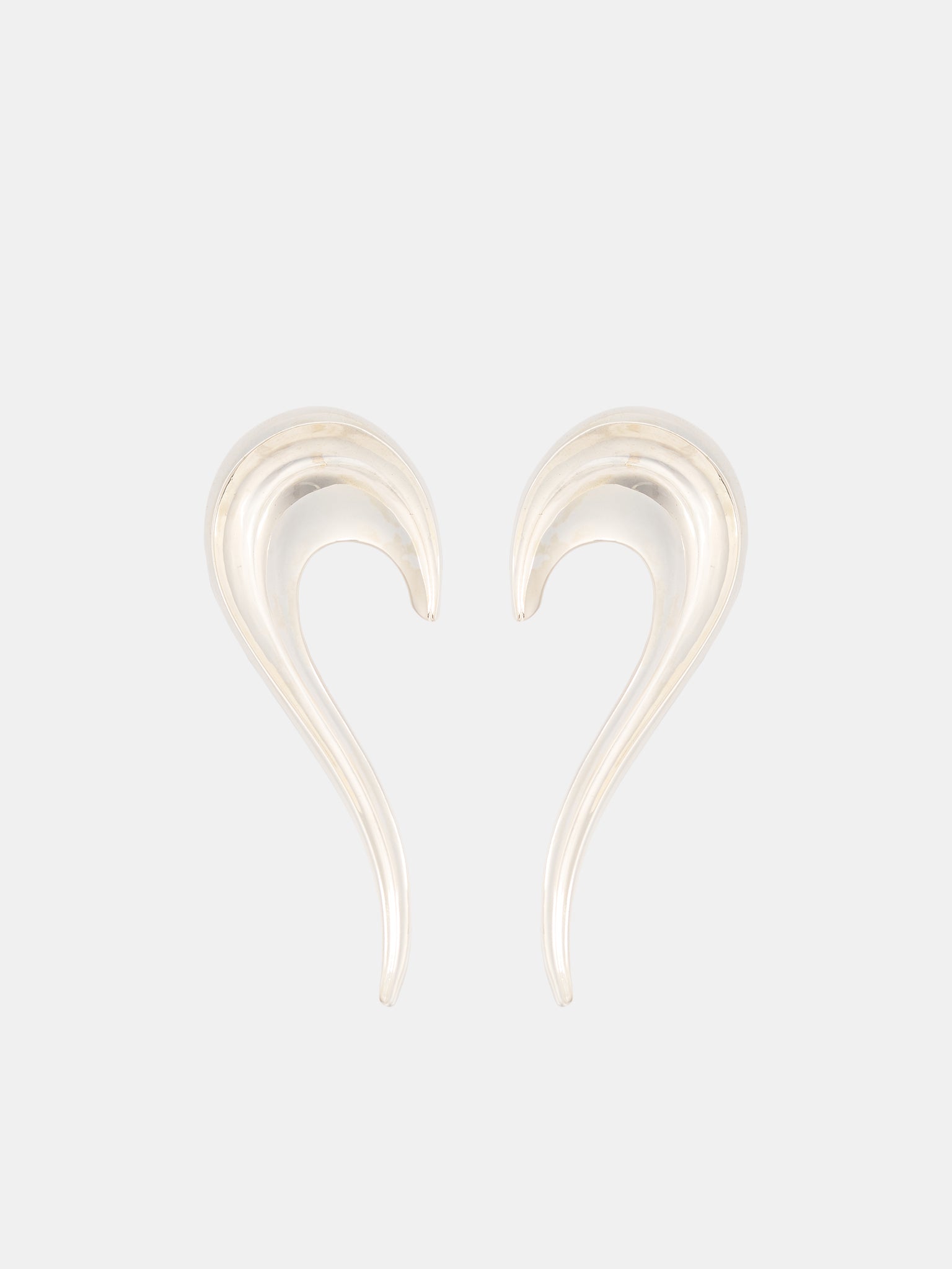 Split Heart Earrings (MJAA2023SHE-SILVER)