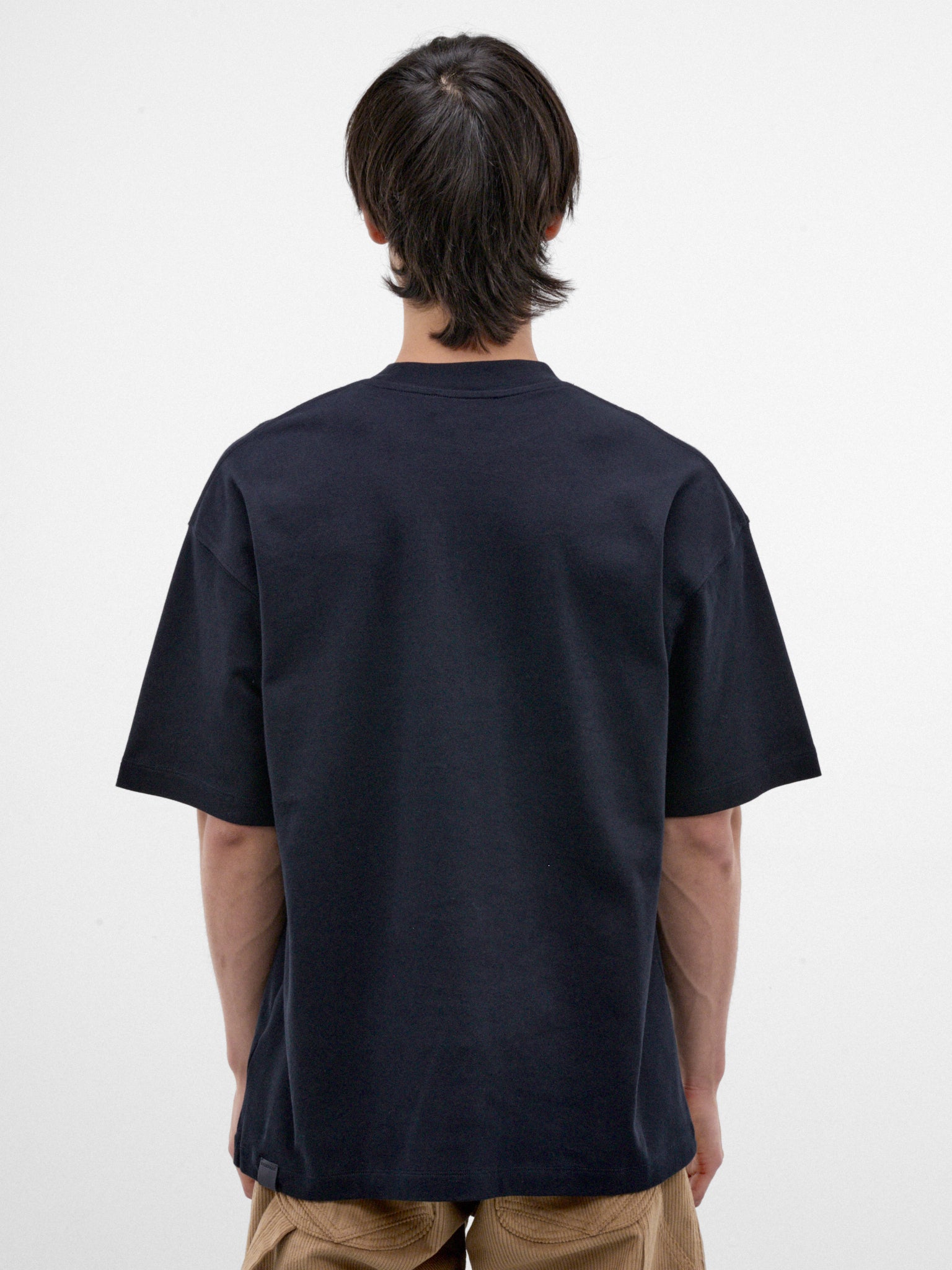 Navy Cotton Oversized Tee (MJE09-JER01-DARK-BLUE)